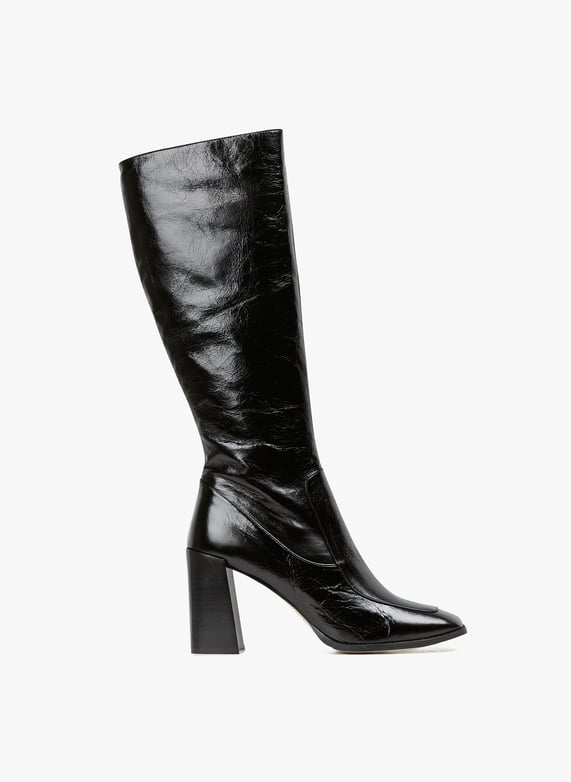 Leather Boots Jonak Canva Bottines Bottes Vaubane Jonak Square-toe