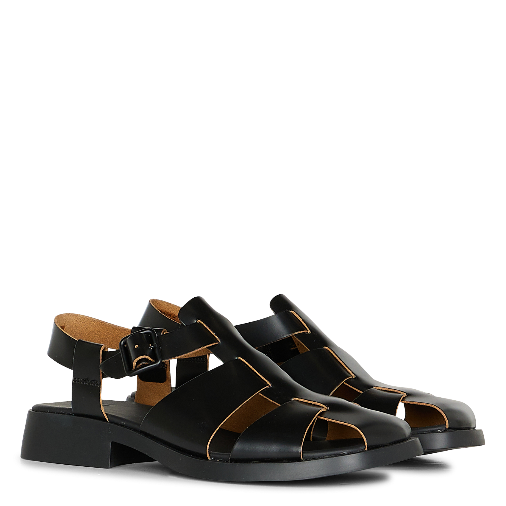 Sandales en cuir CAMPER Noir