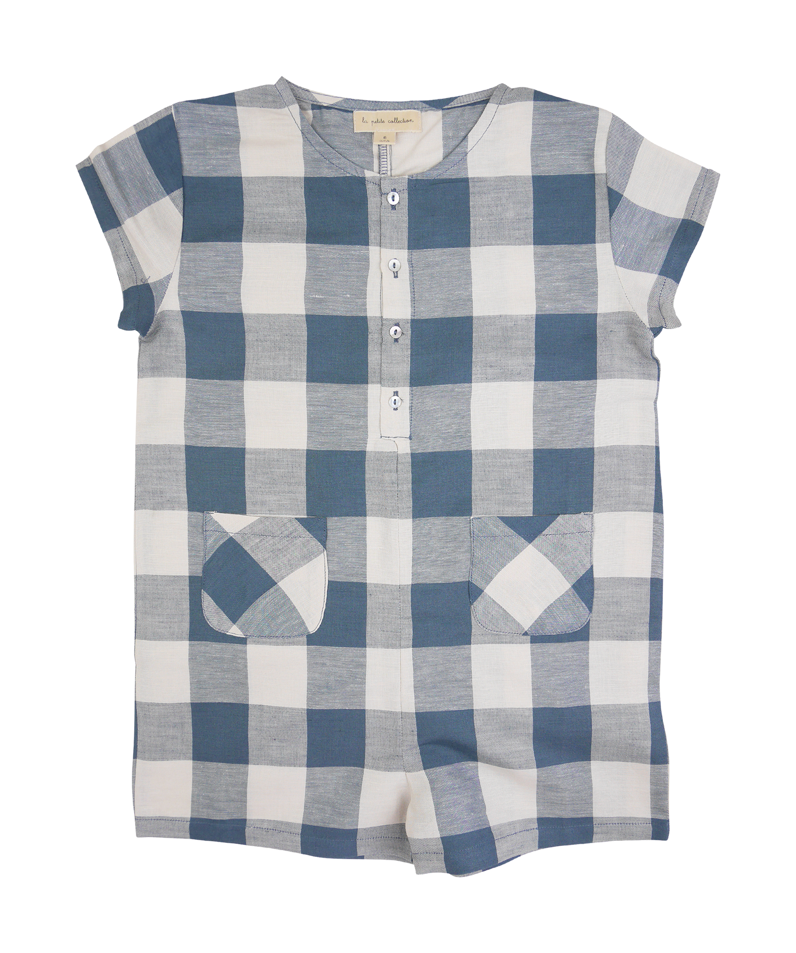 Combinaison imprimée en lin LA PETITE COLLECTION