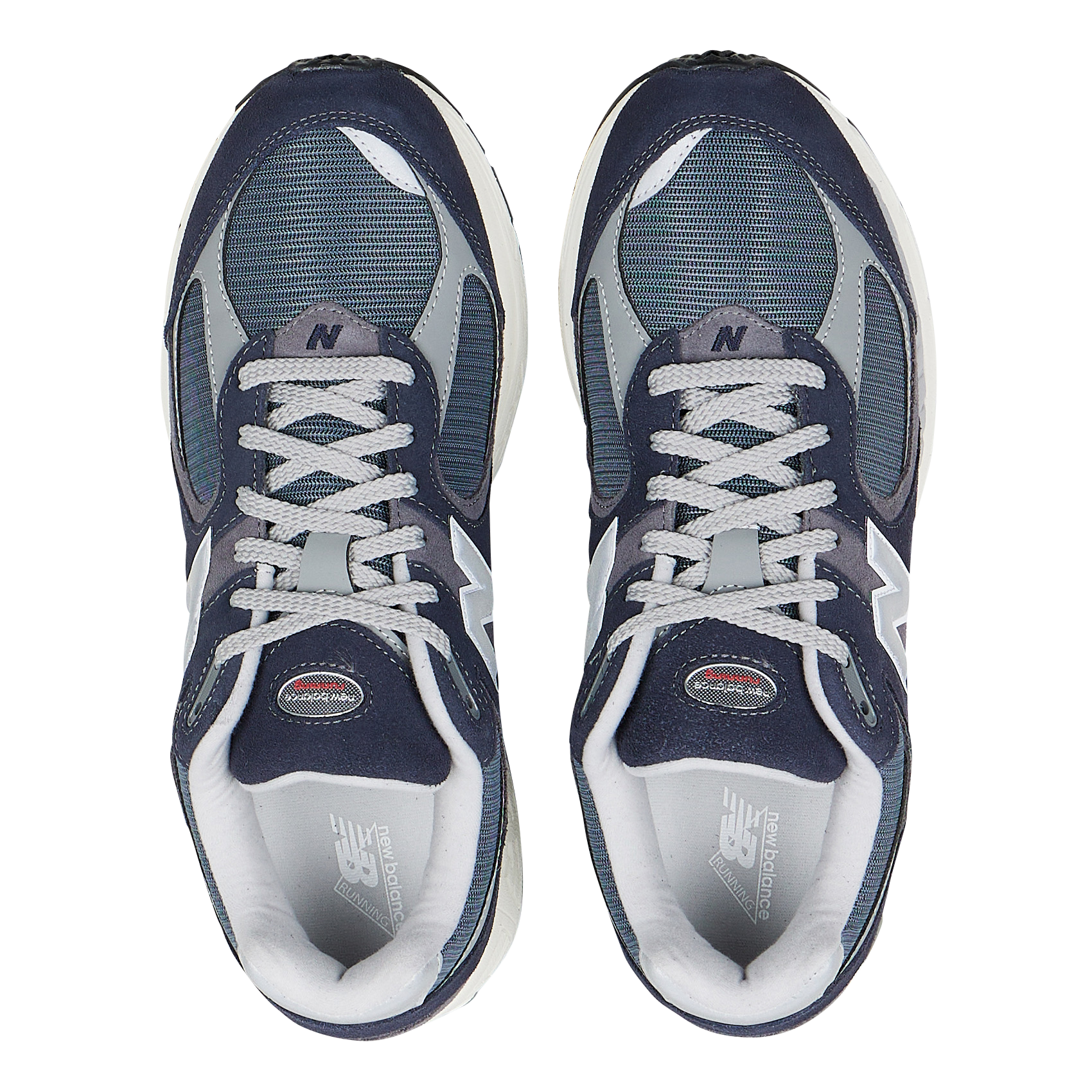 Low-top leather trainers NEW BALANCE Blue