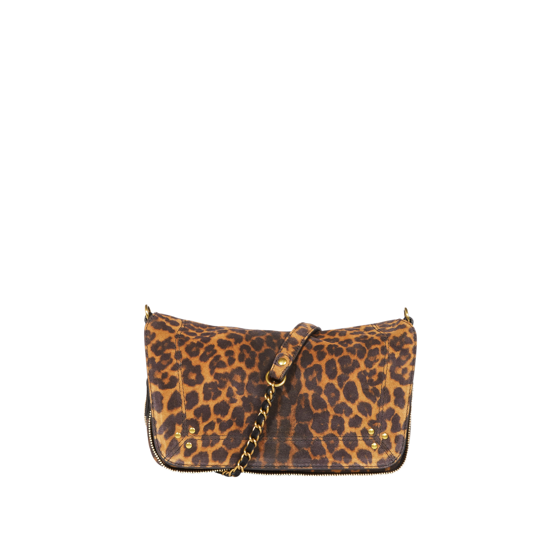 Leather shoulder bag JEROME DREYFUSS Brown