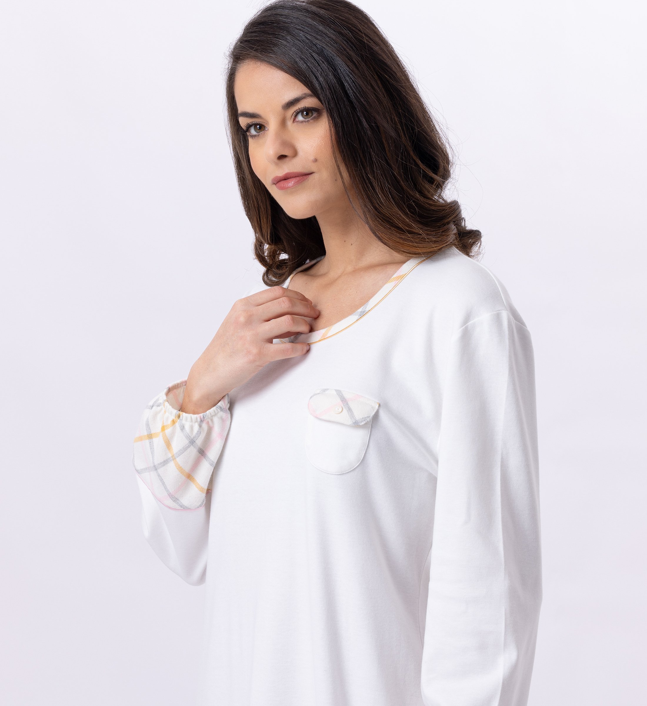 Long cotton nightshirt LE CHAT Multicolored