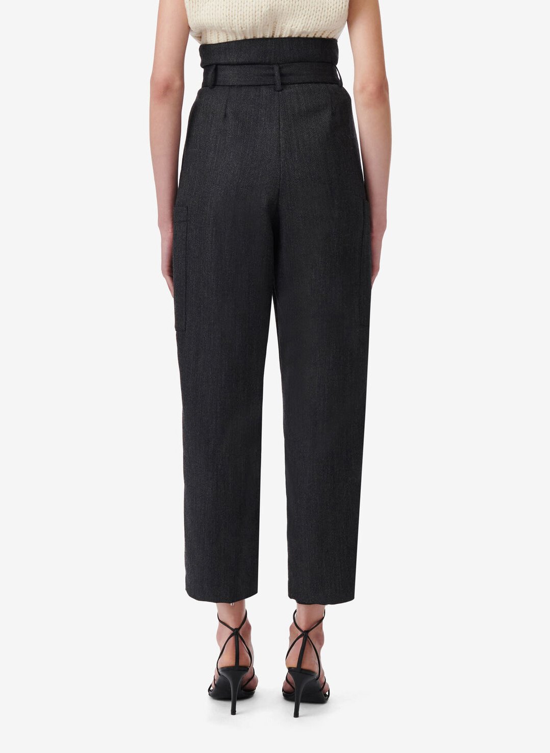 Straight wool trousers IRO Grey