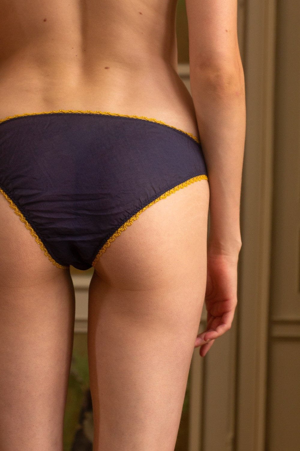 Organic cotton culottes GERMAINE DES PRES Blue