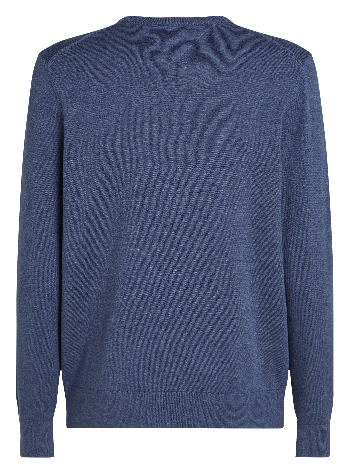 Katoenen tricottrui met ronde hals en fantasieprint TOMMY HILFIGER Blauw