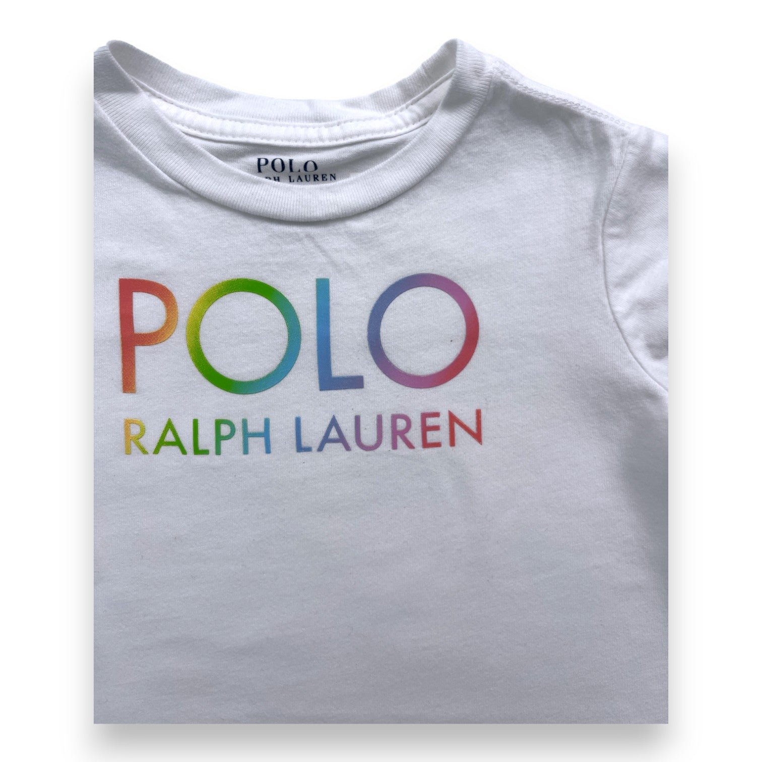 White Baby T-shirt - 24 months POLO RALPH LAUREN - Seconde Main White