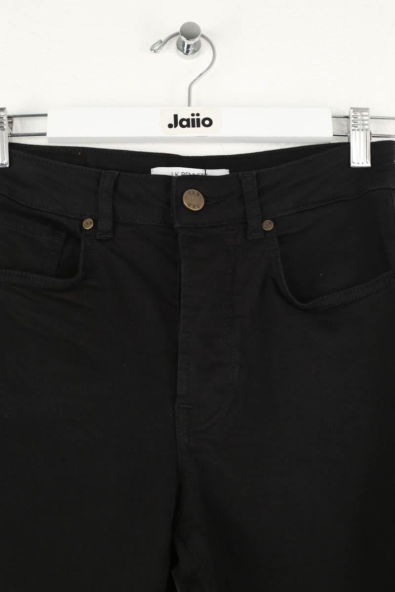 Cotton skinny jeans LK BENNETT - Seconde Main Black