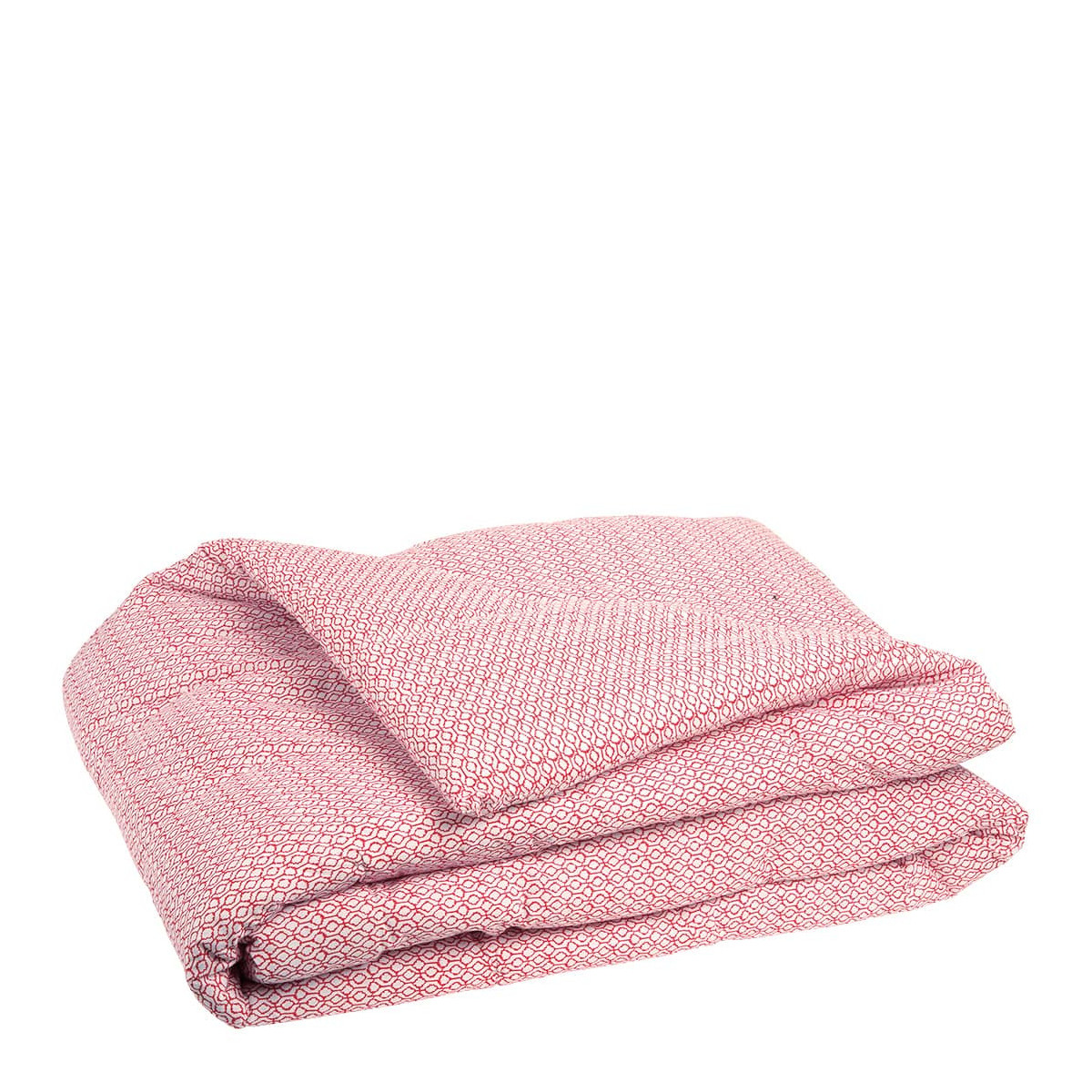 Futon ikat -  blanc et rouge BLANC D'IVOIRE Rouge