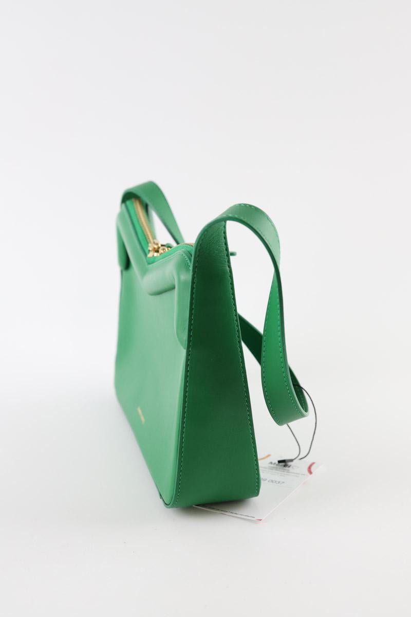 A-line leather skirt MANSUR GAVRIEL- Seconde Main Green