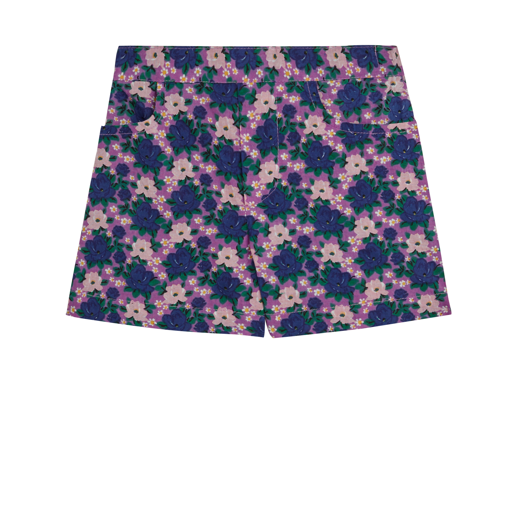 Short en coton LUCAS DU TERTRE Violet