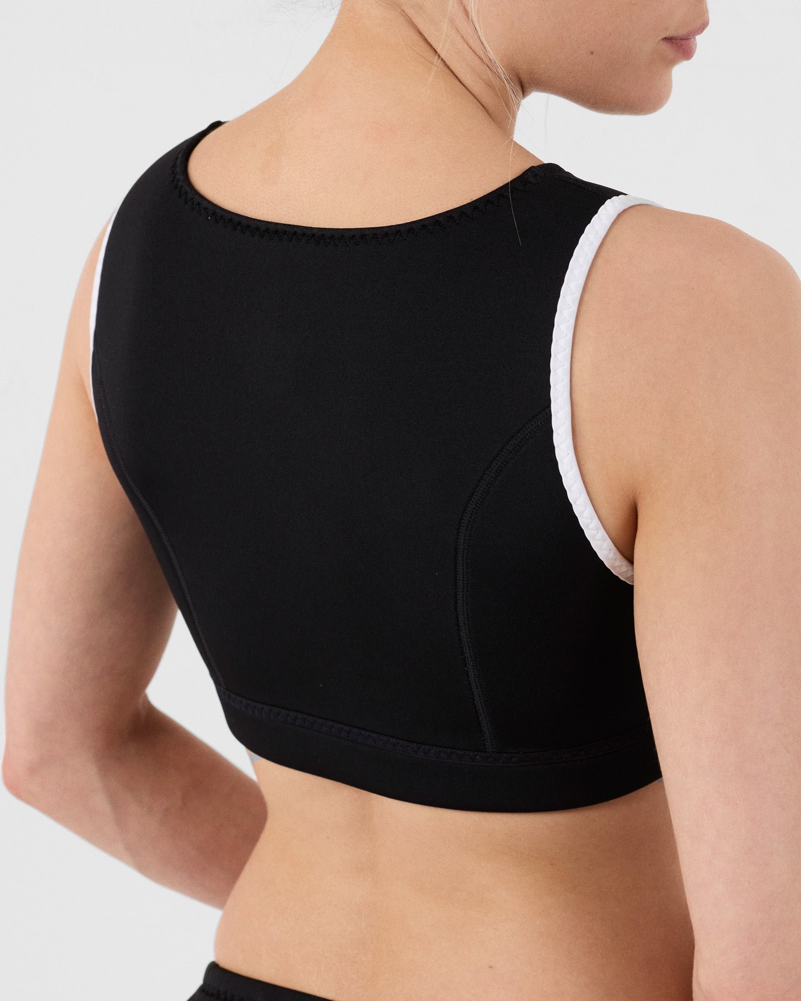 Neoprene swimwear top - Jisoo top JOTT Black