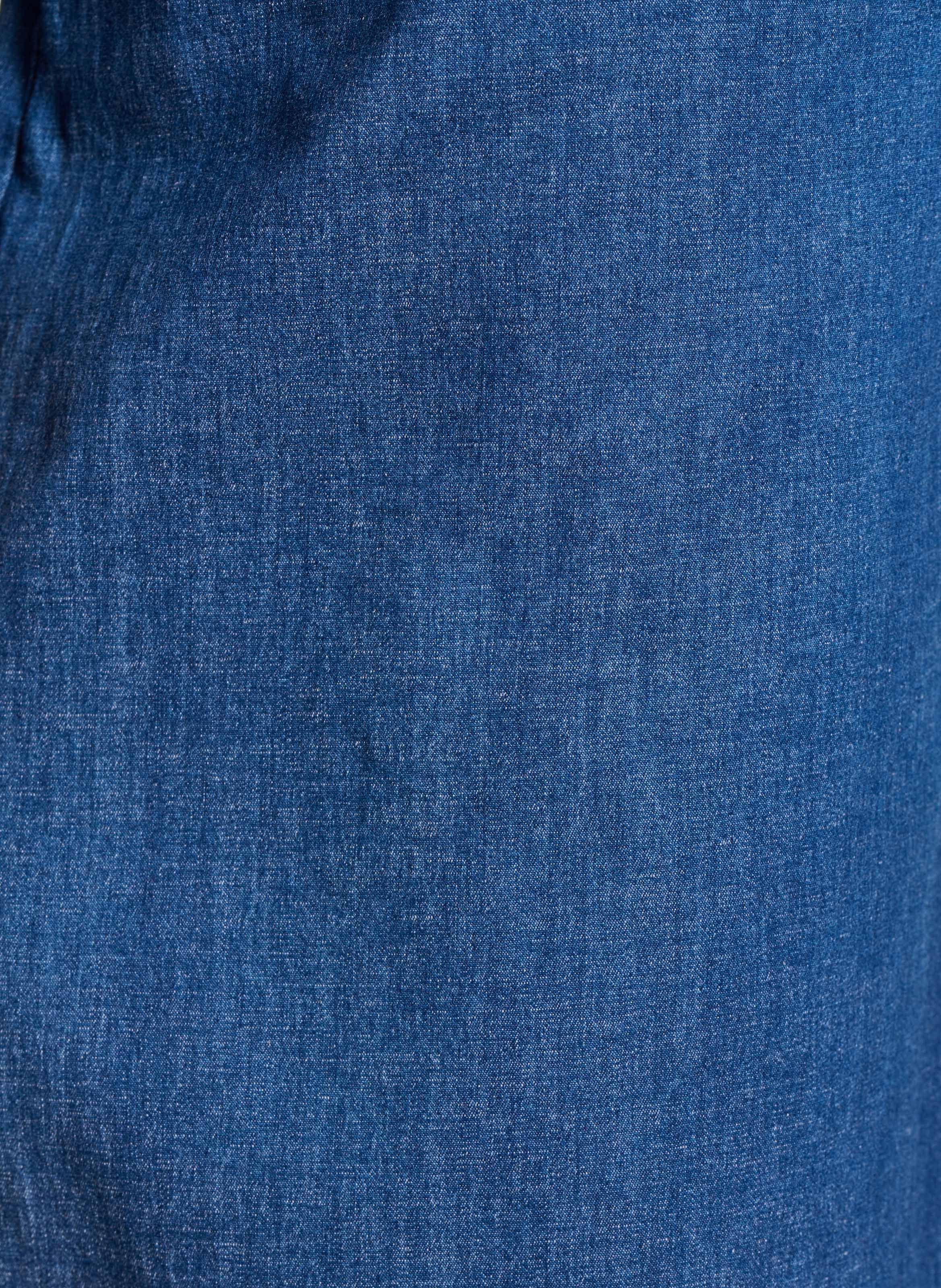 Flared jeans met hoge taille | katoenblend LA FEE MARABOUTEE Blauw