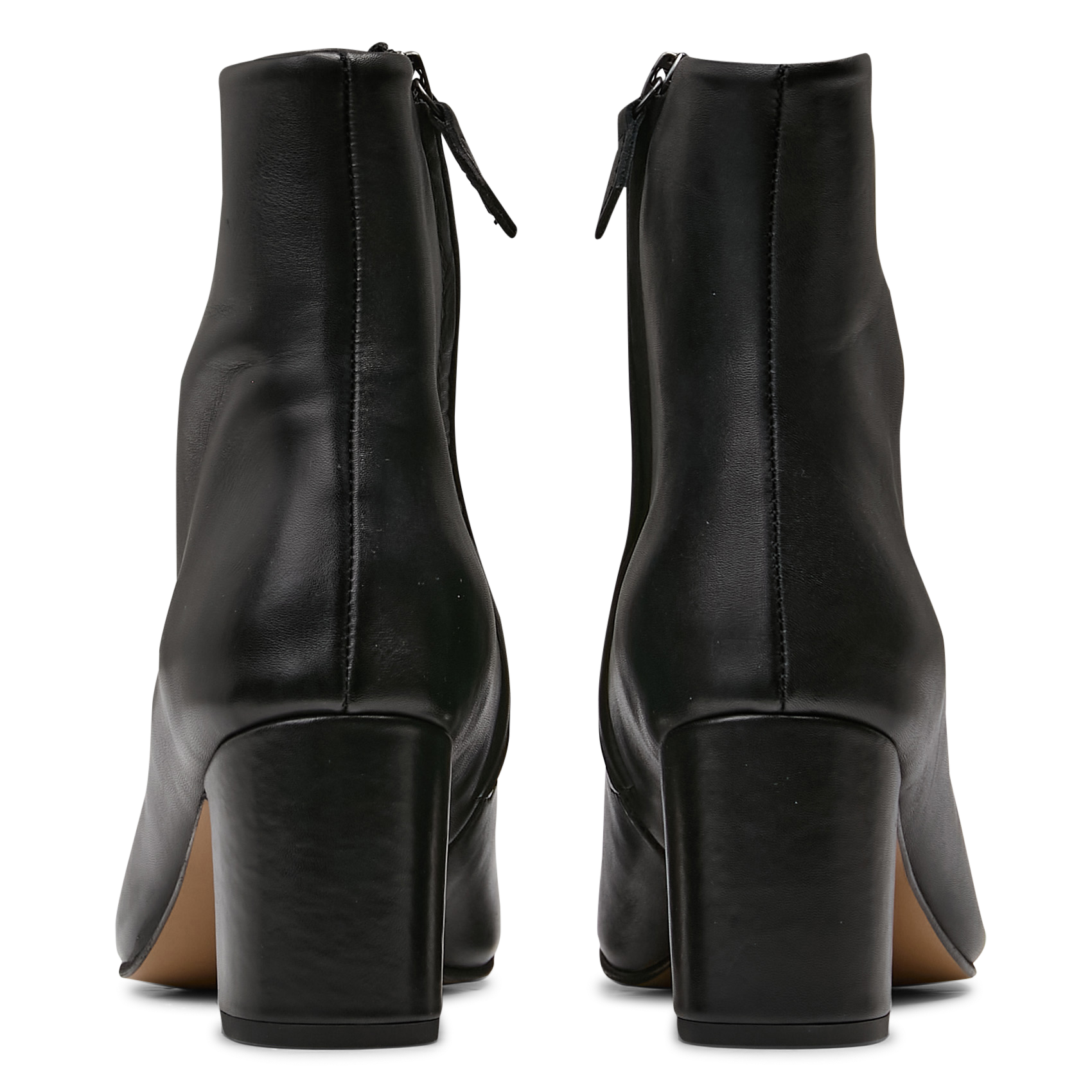 Bottines à talons en cuir ANONYMOUS COPENHAGEN Noir