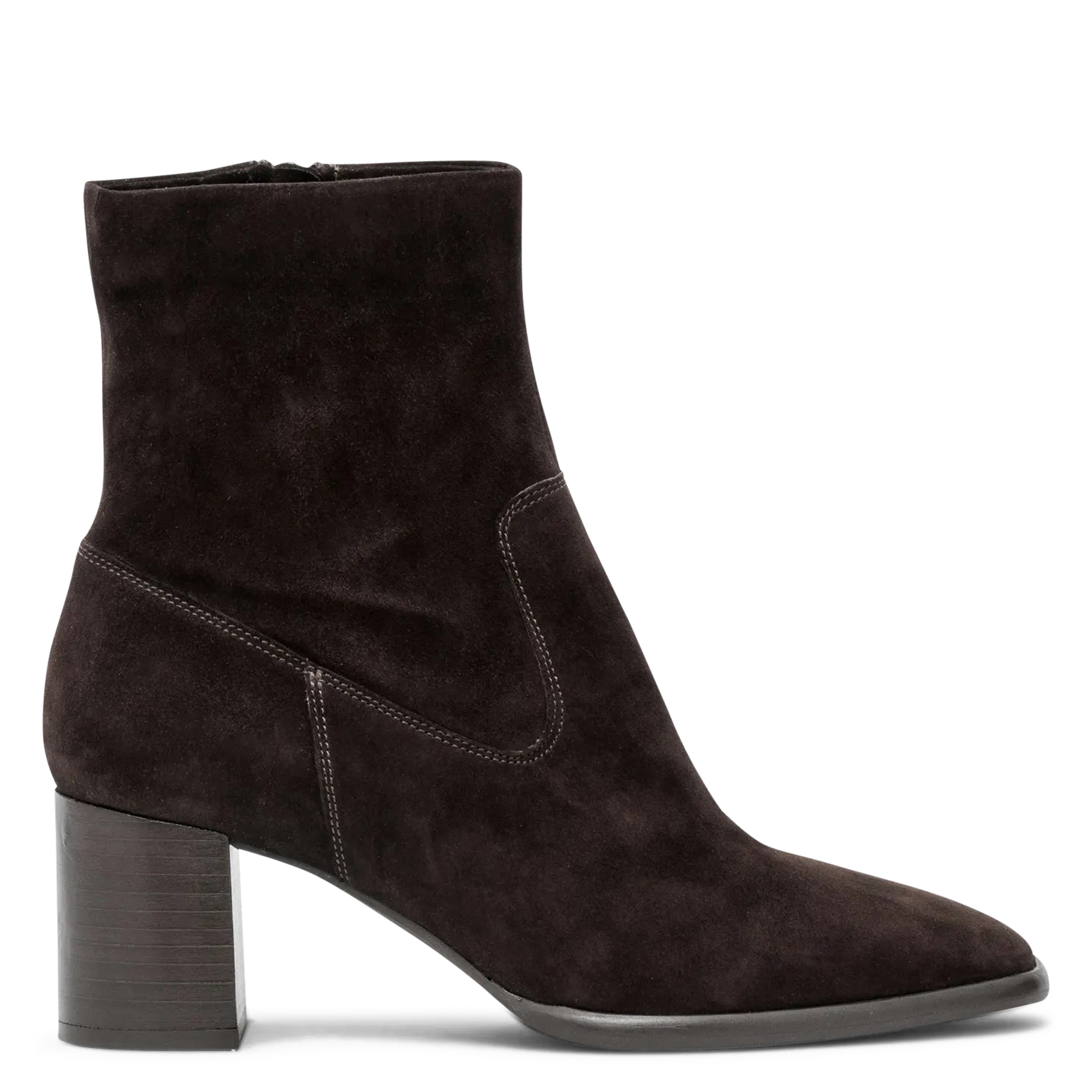 Bianca leather ankle boots BOCAGE Brown