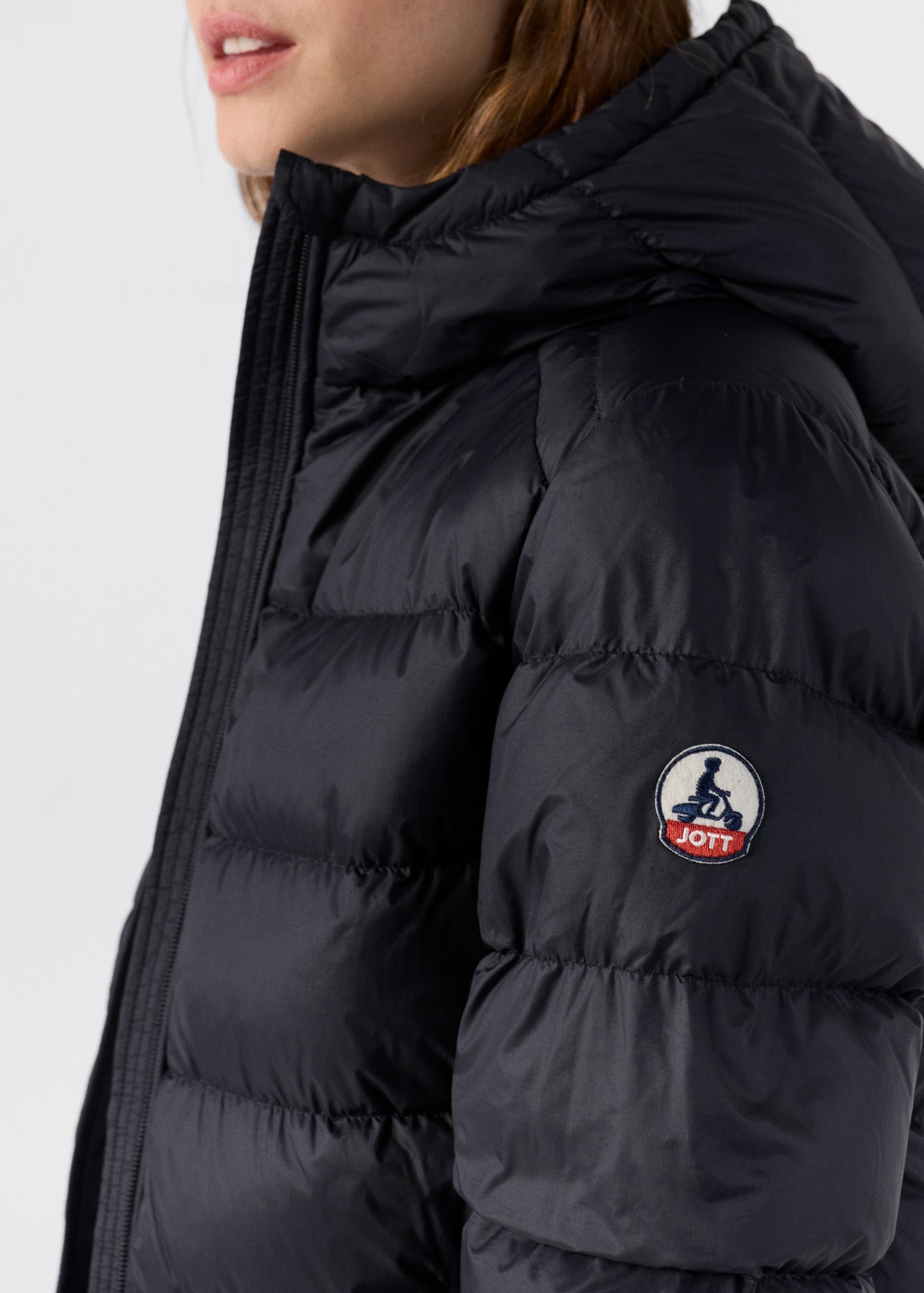 Johanne Comfort Puffer Jacket JOTT Black