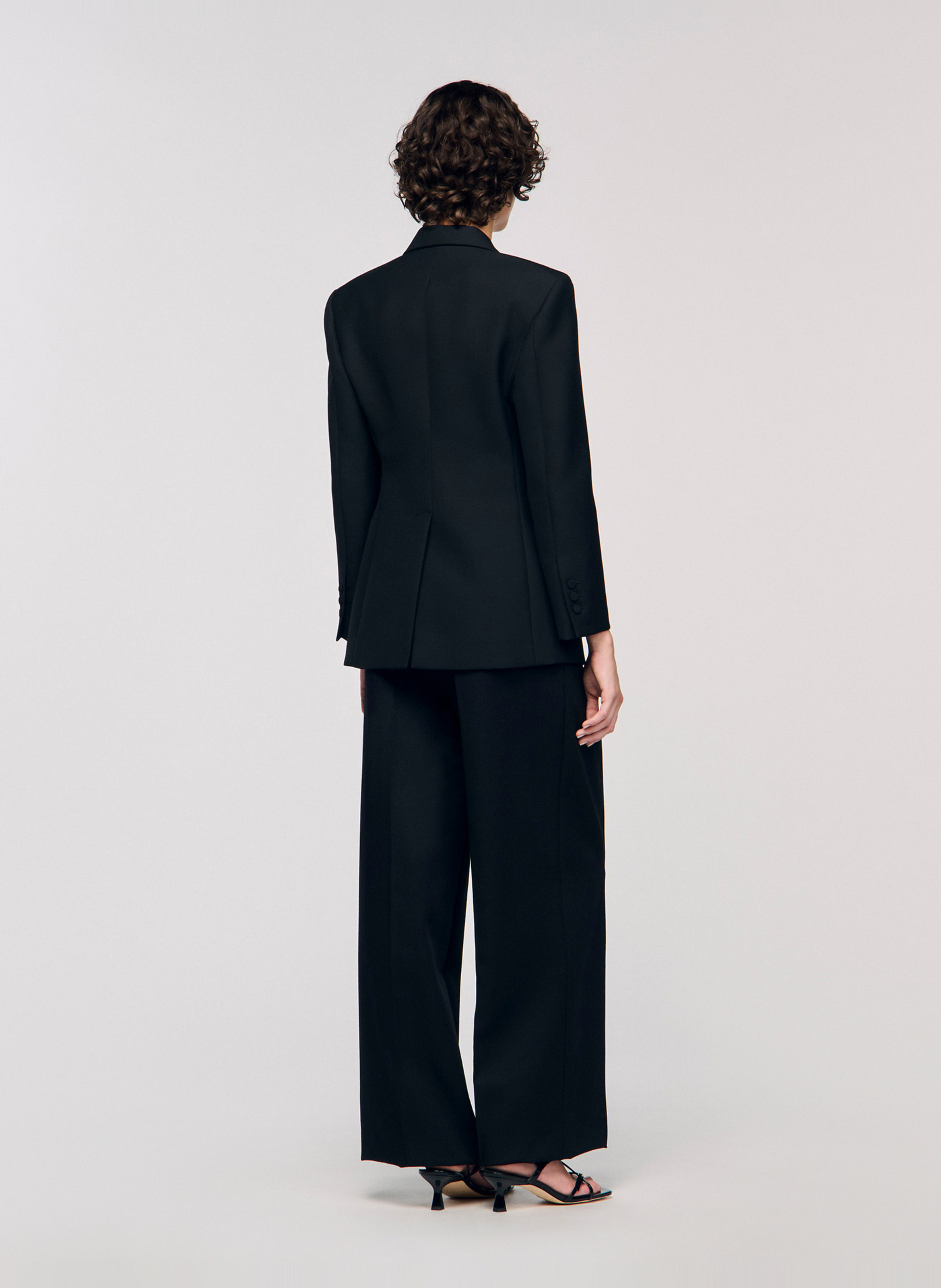 Getailleerd smokingjasje SANDRO Zwart