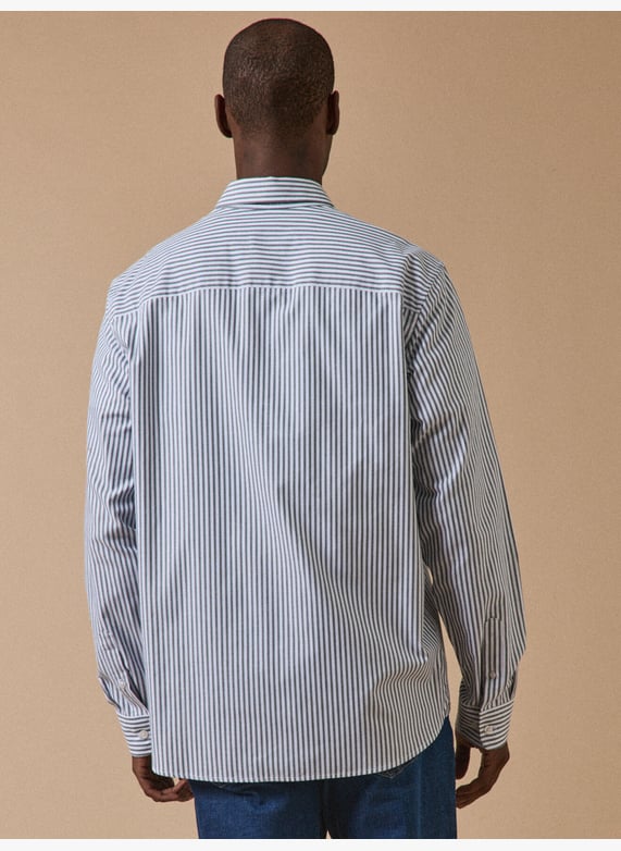 Chemise A Rayure Homme - Chemise Rayée - Eden Park Chemise A Rayure Homme - Chemise Rayée - Eden Park