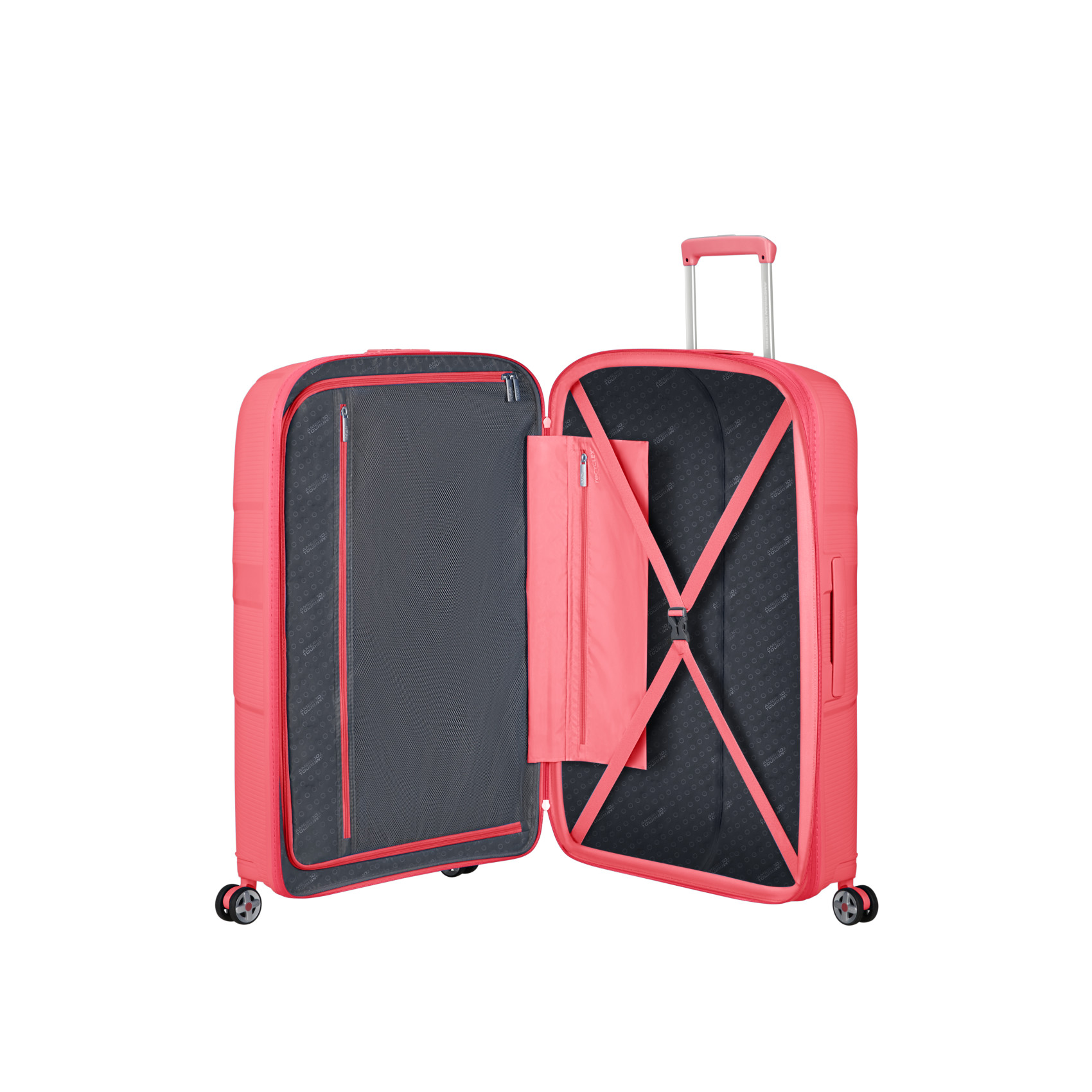 Starvibe valise 4 roues taille l AMERICAN TOURISTER Rose