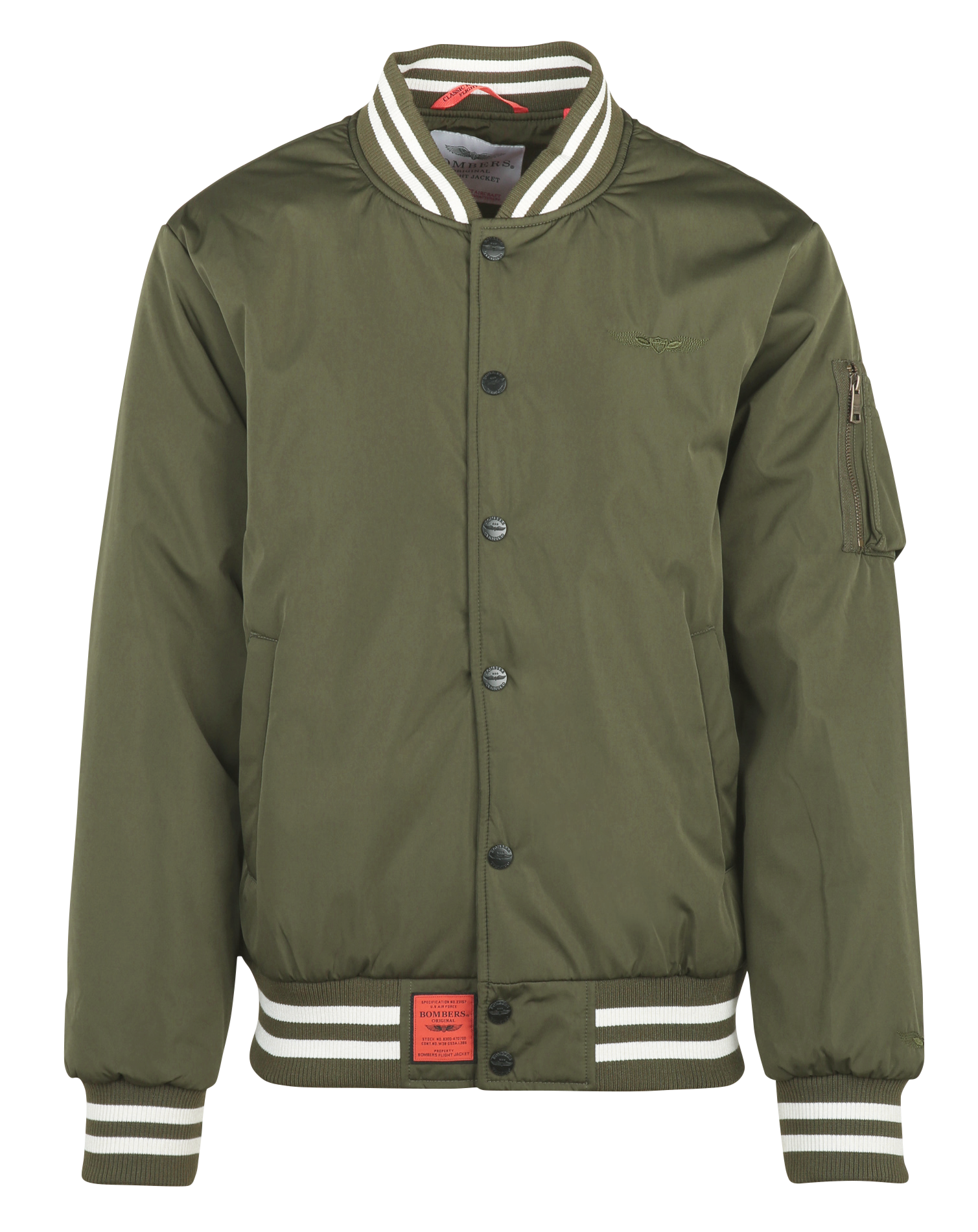 Bombers col rond BOMBERS ORIGINAL Kaki