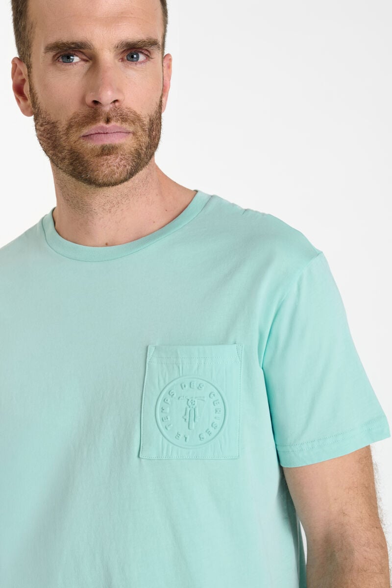 Tommy Badge T-shirt LE TEMPS DES CERISES Blue