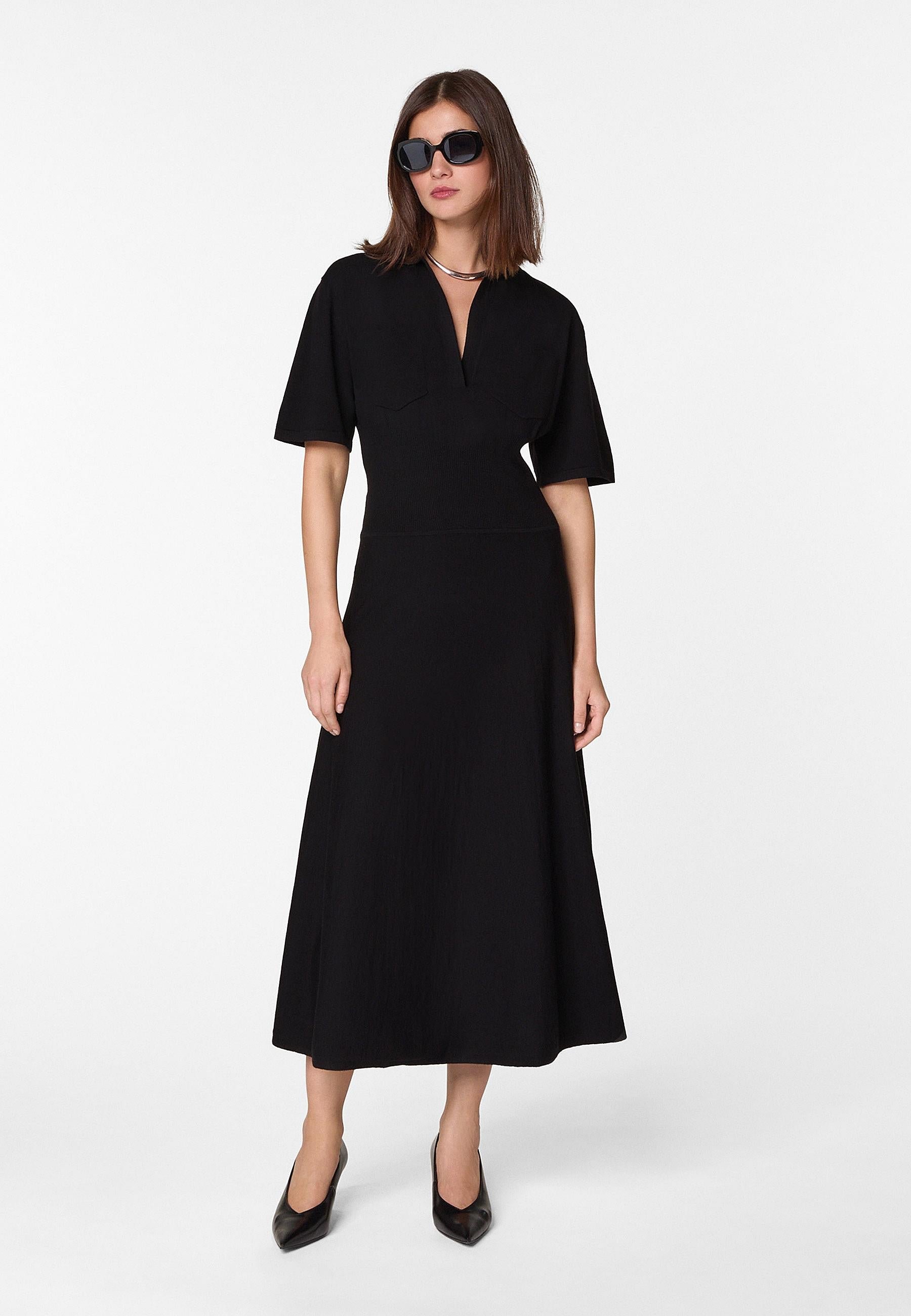 Long wool dress RODIER Black