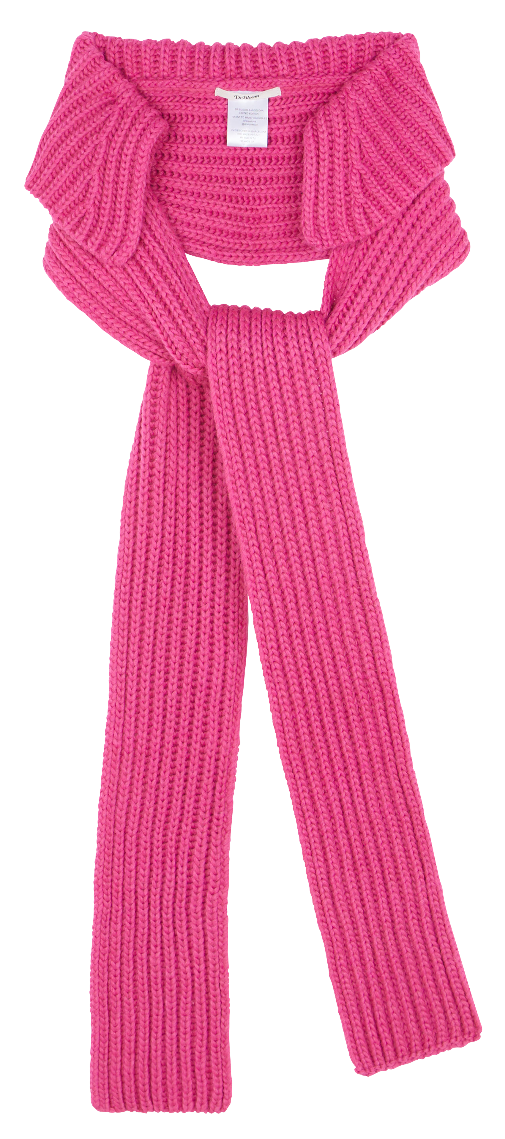 Echarpe en maille DR BLOOM Rose