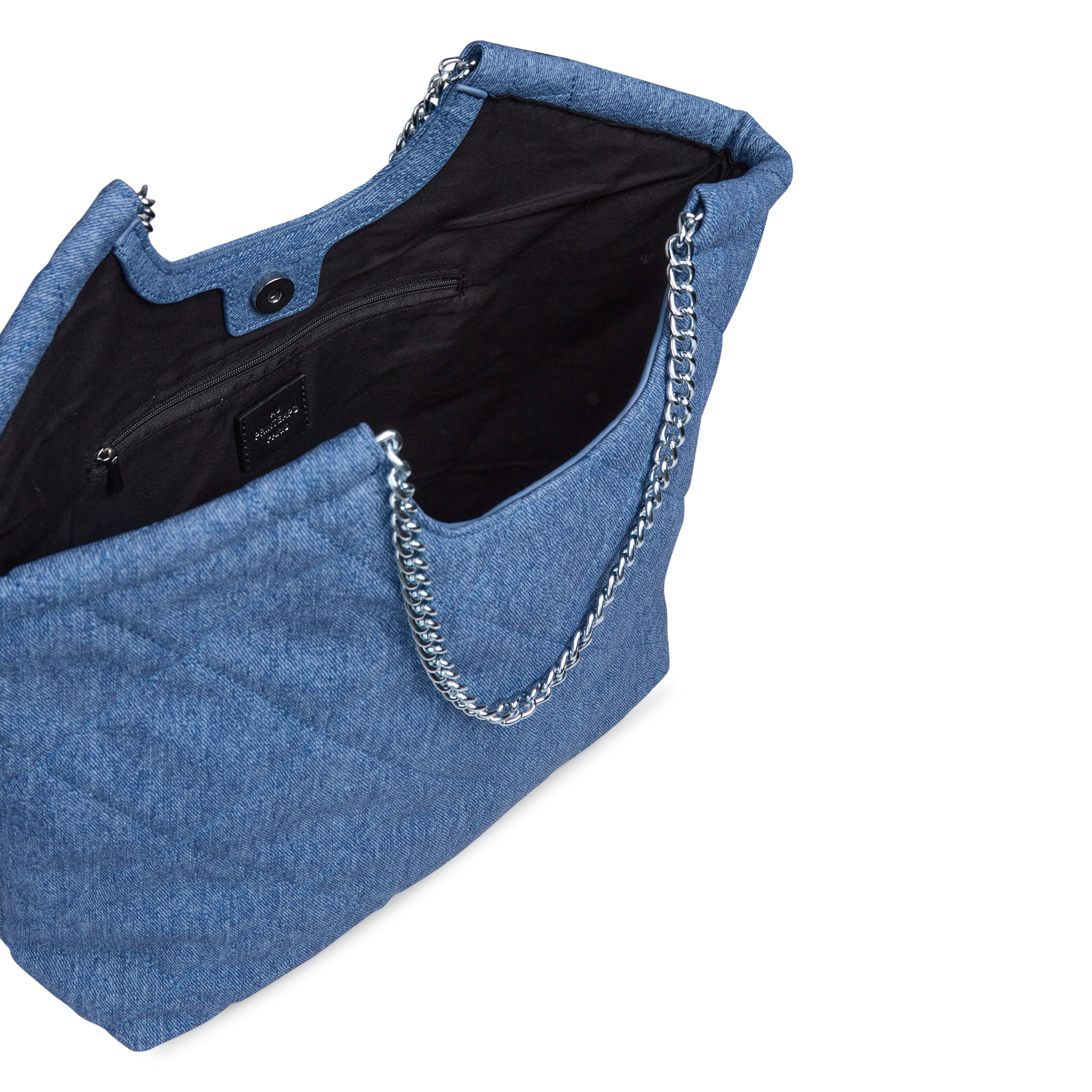 Schultertasche aus Denim AU PRINTEMPS PARIS Blau