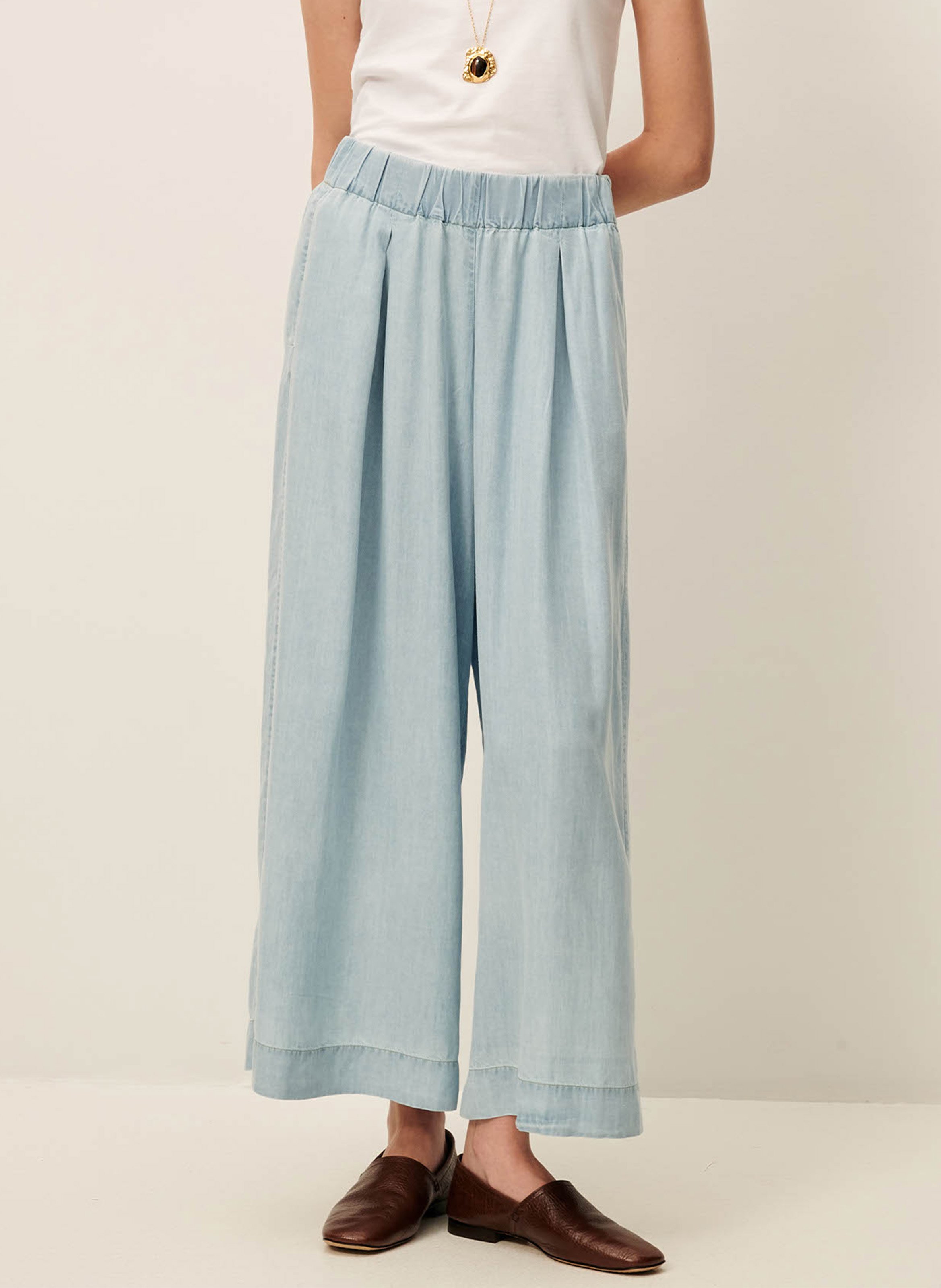 Wijde broek SESSUN Blauw