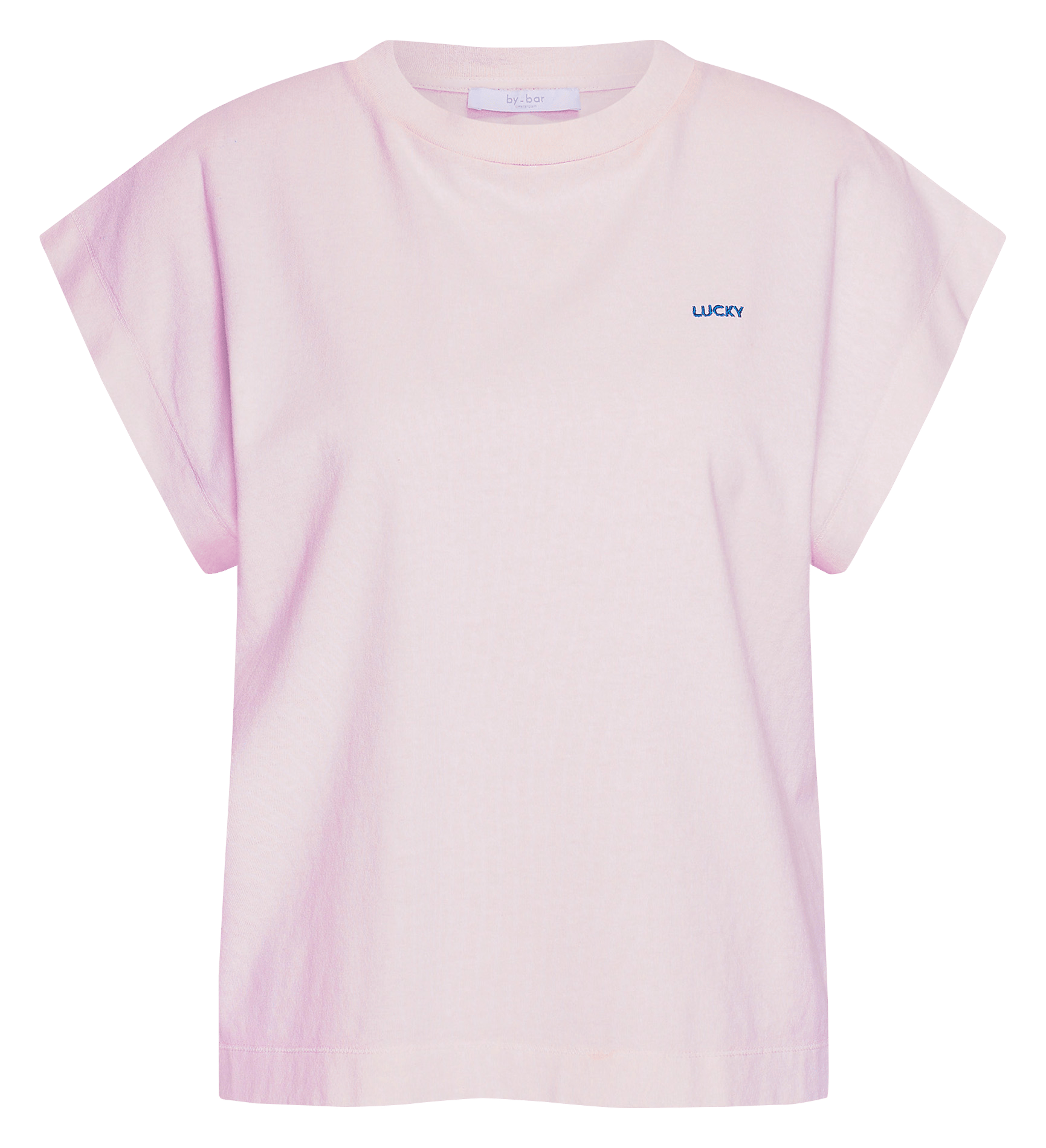 Oversized cotton T-shirt BY BAR Pink