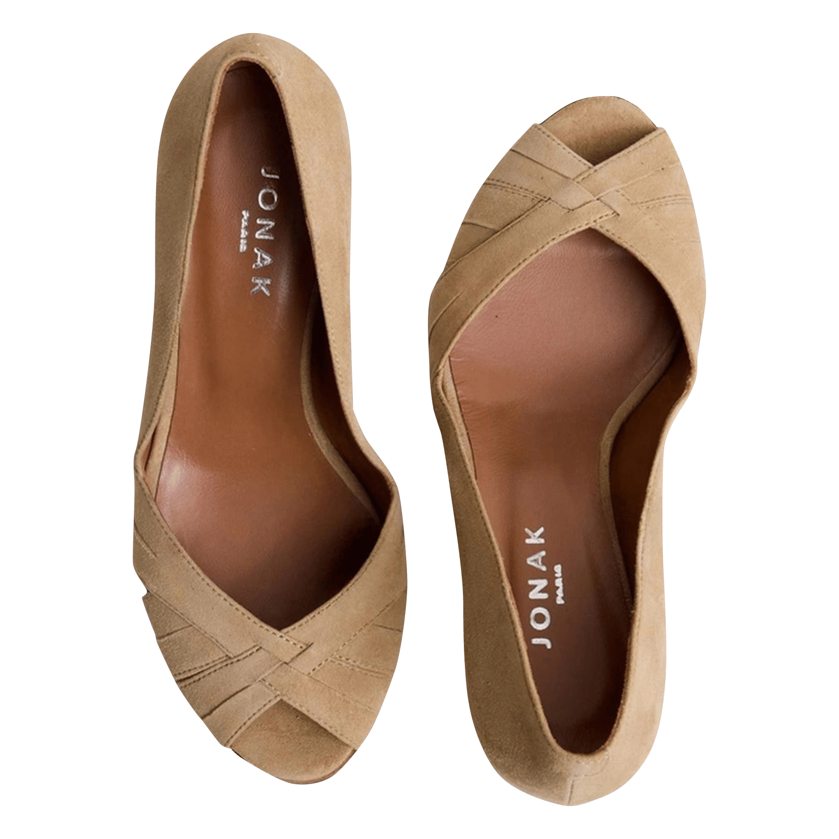 Escarpins en cuir JONAK Marron