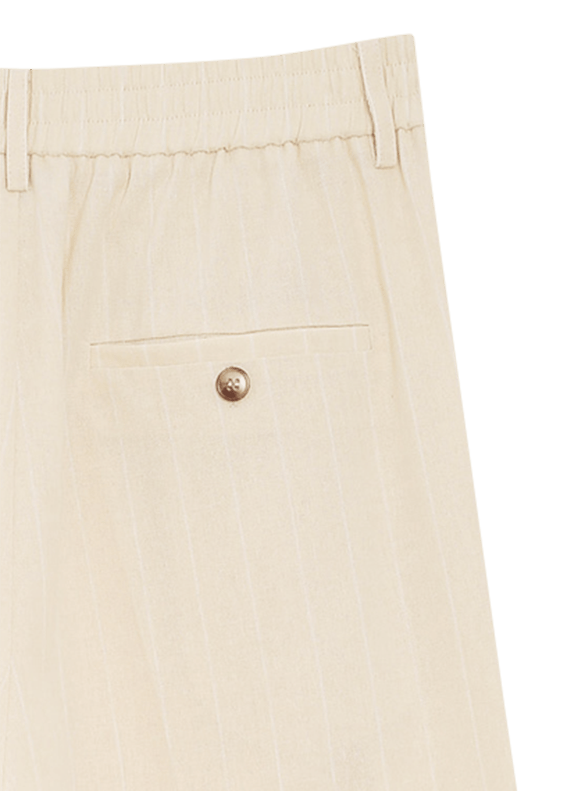 Pantalon large à rayures GRACE ET MILA Jaune