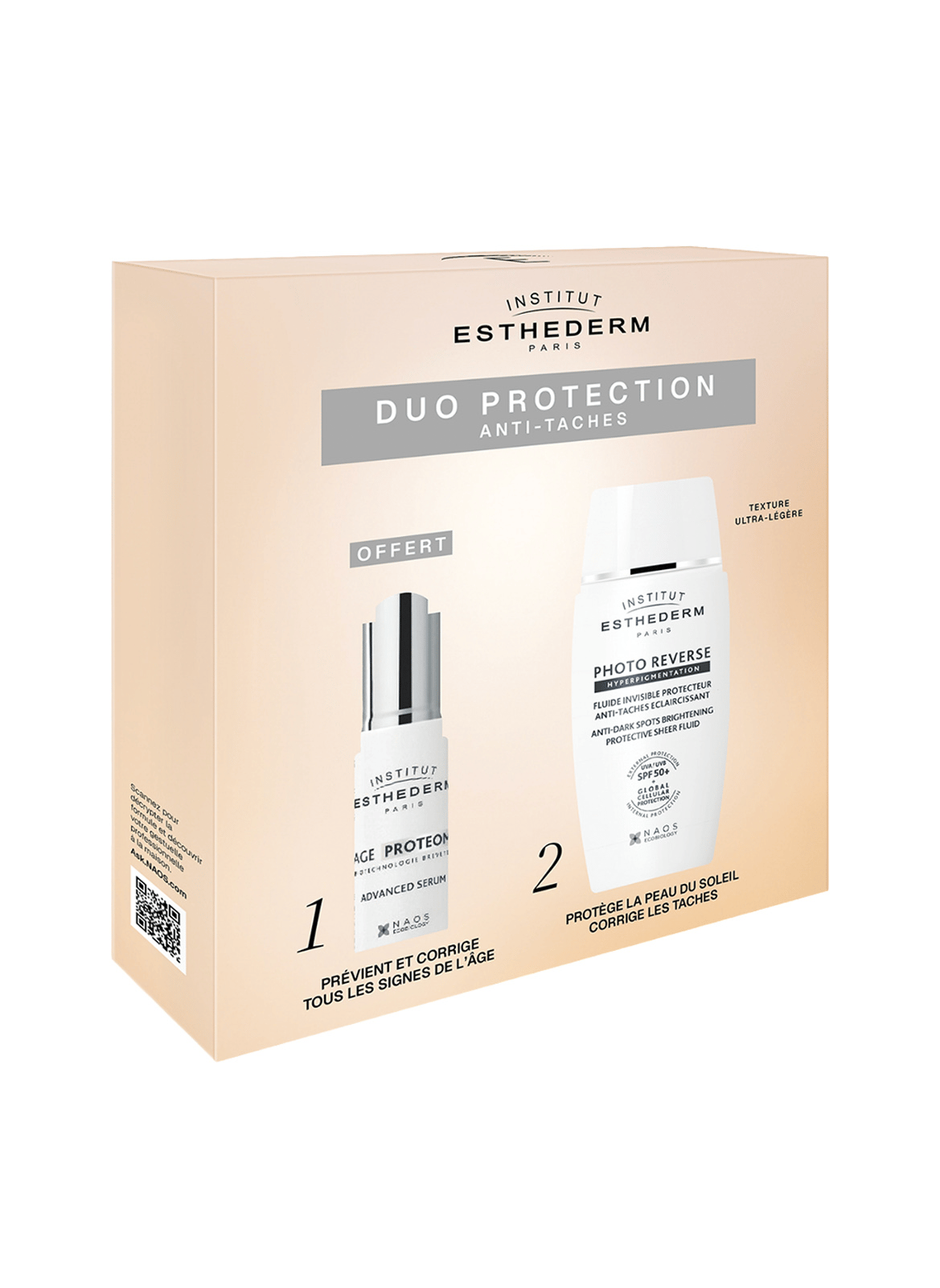 Duo Beschermingsset tegen Vlekken - Photo Reverse SPF50+ en Age Proteom ESTHEDERM No color