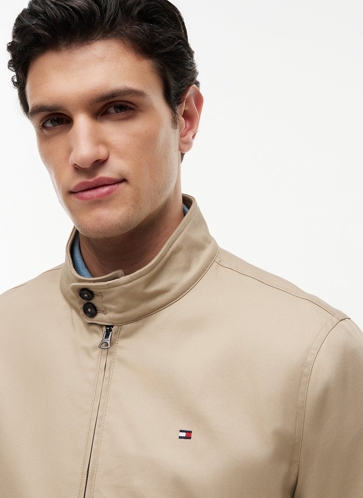 Baumwollblouson TOMMY HILFIGER Beige