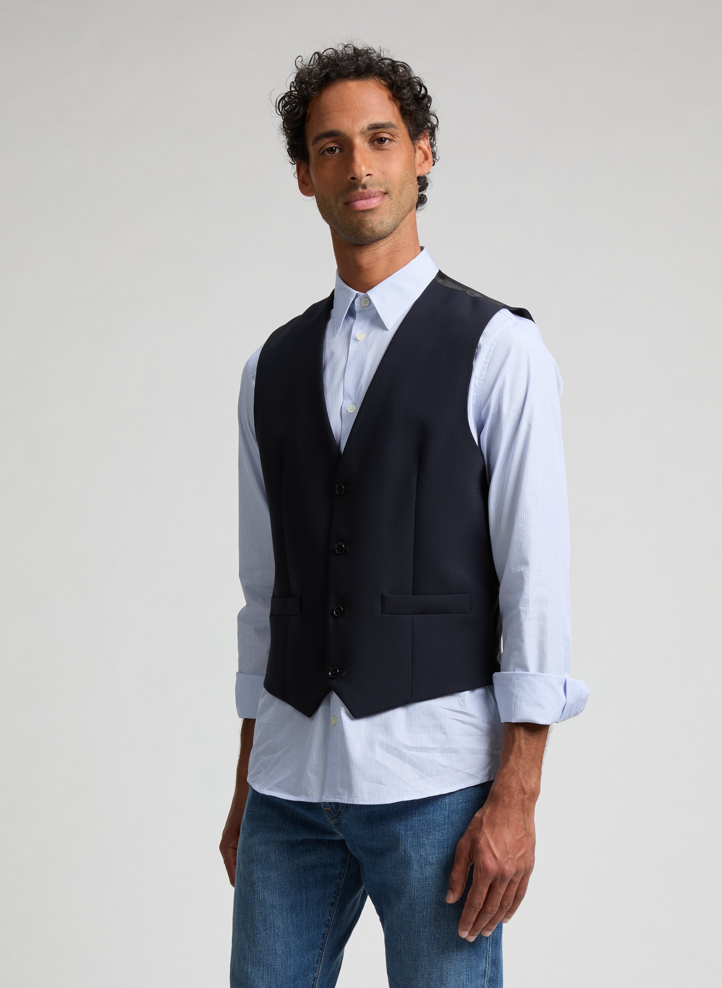 Woolen blazer dostum-g AU PRINTEMPS PARIS Blue