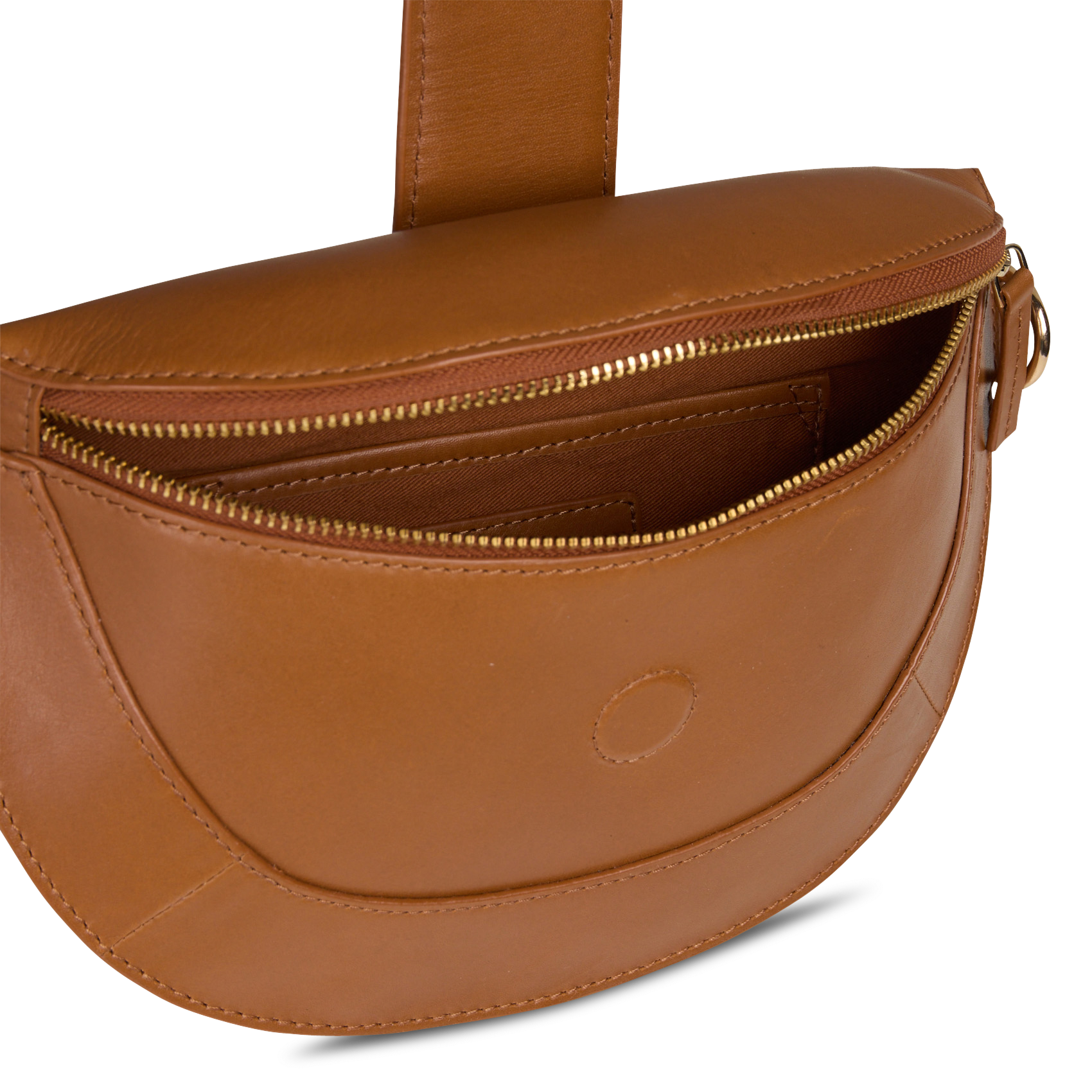 Leren heuptasje MAISON 123 Beige