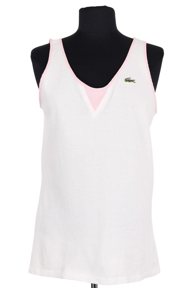 Azawood sleeveless top LACOSTE - SECONDE MAIN White