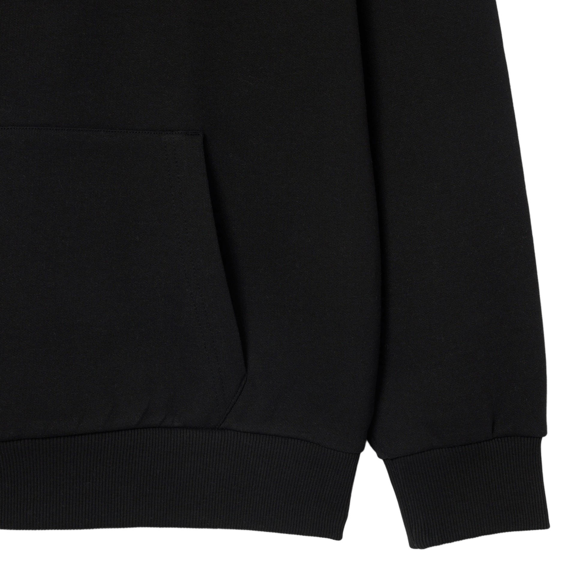 Cotton-blend hoodie LACOSTE Black