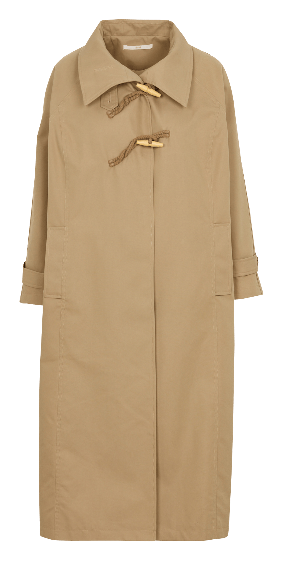 Weiter Trenchcoat aus Baumwollmischgewebe HOD PARIS Beige