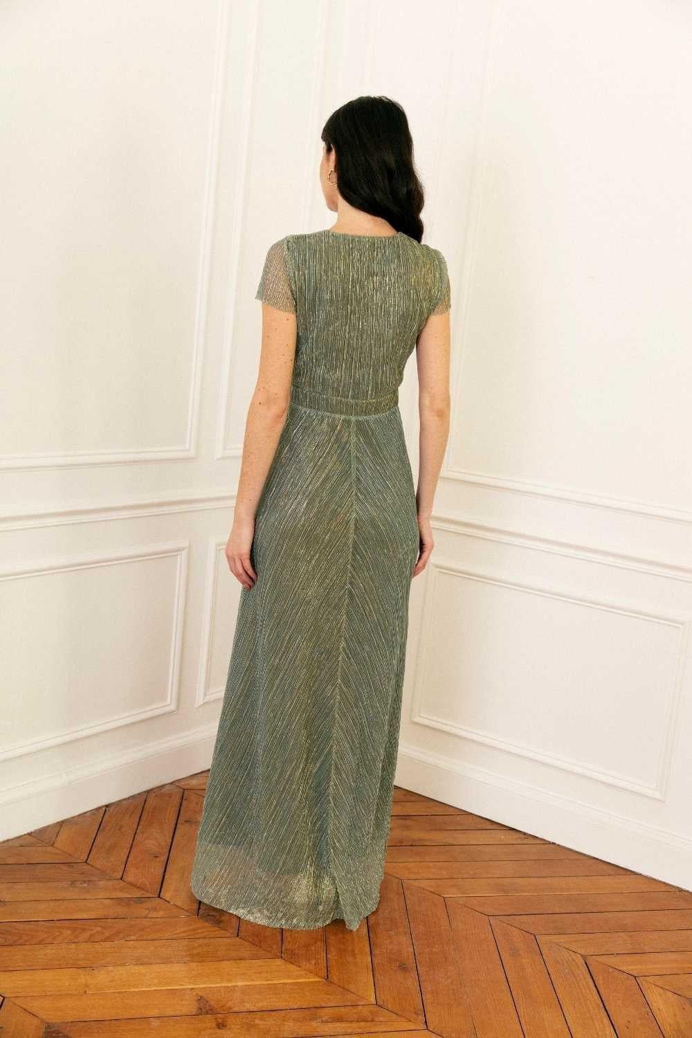 Robe longue MAISON LEMOINE - Seconde main Vert