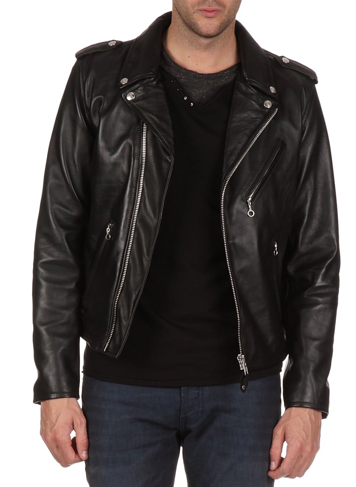Perfecto Lederjacke mit Rei&szlig;verschluss SCHOTT Schwarz