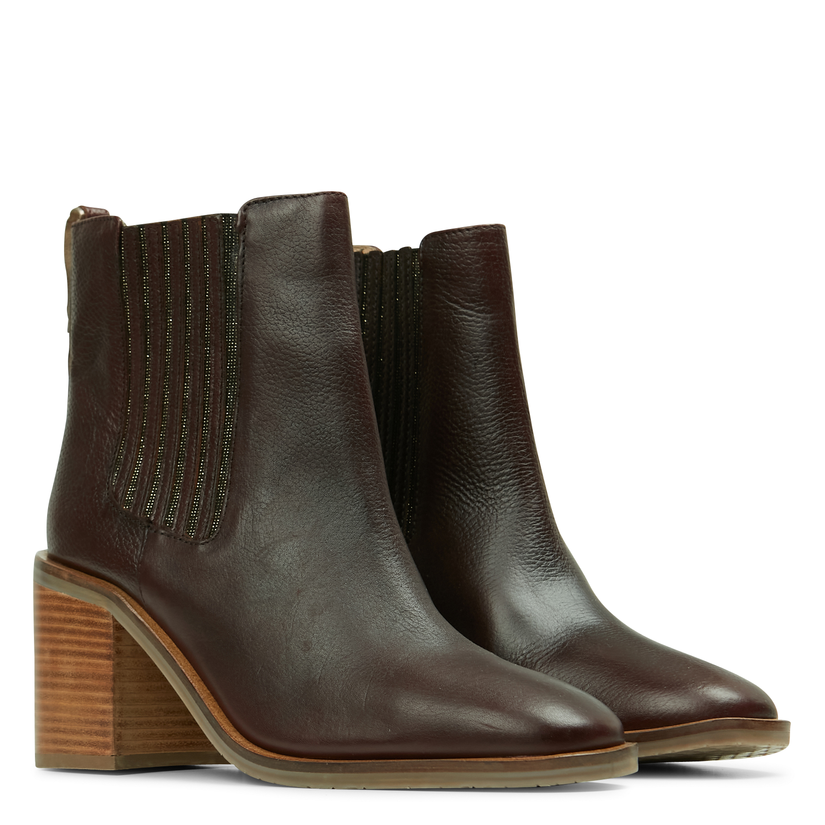 Leather ankle boots LES TROPEZIENNES PAR M.BELARBI Red