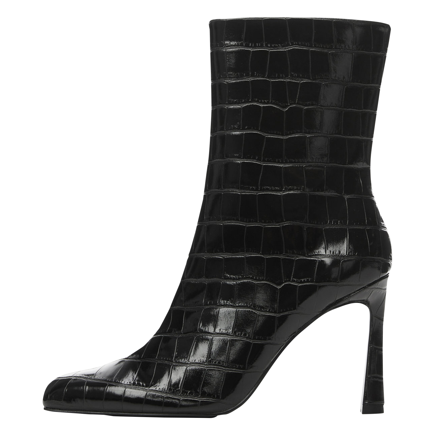 mango bottines croco