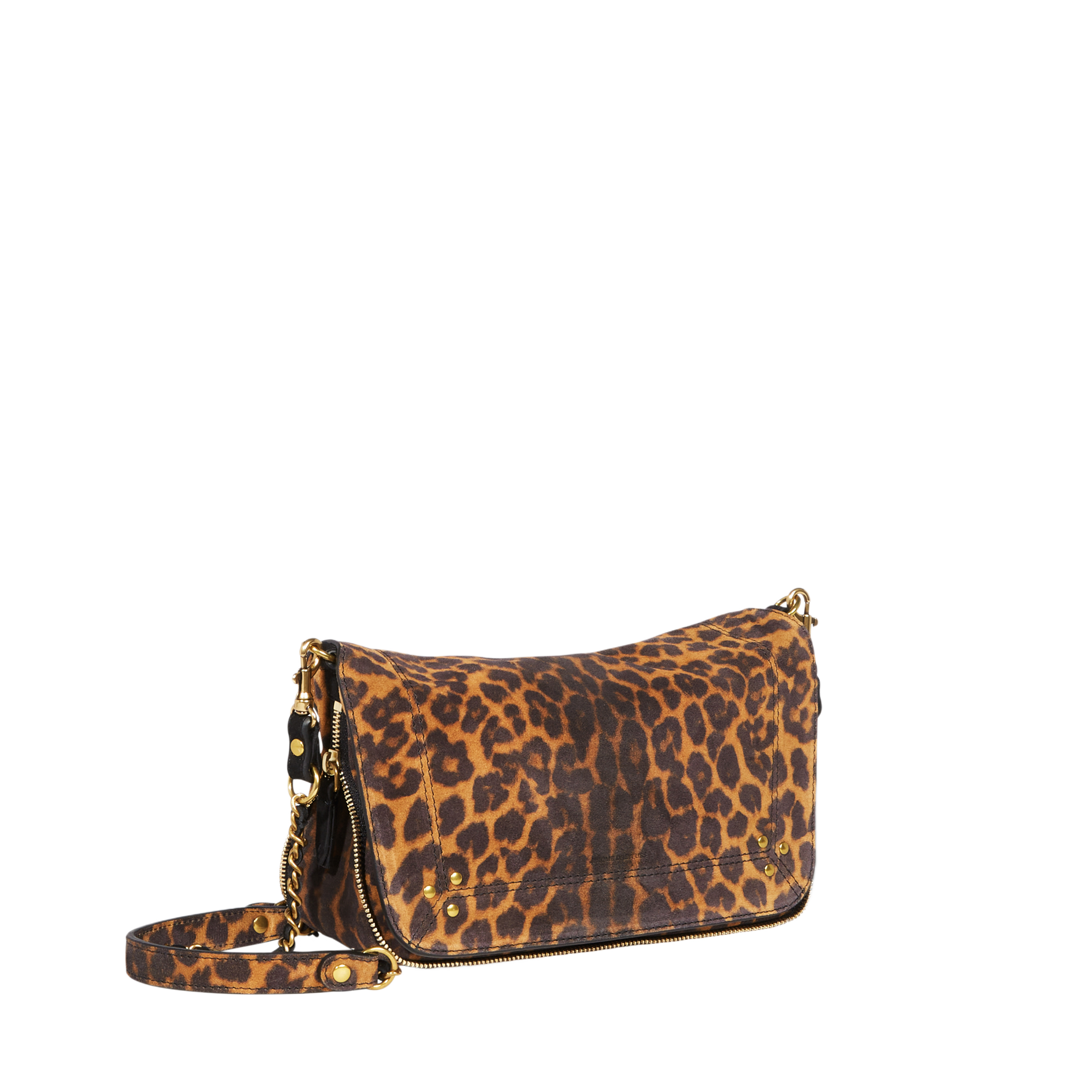 Leather shoulder bag JEROME DREYFUSS Brown