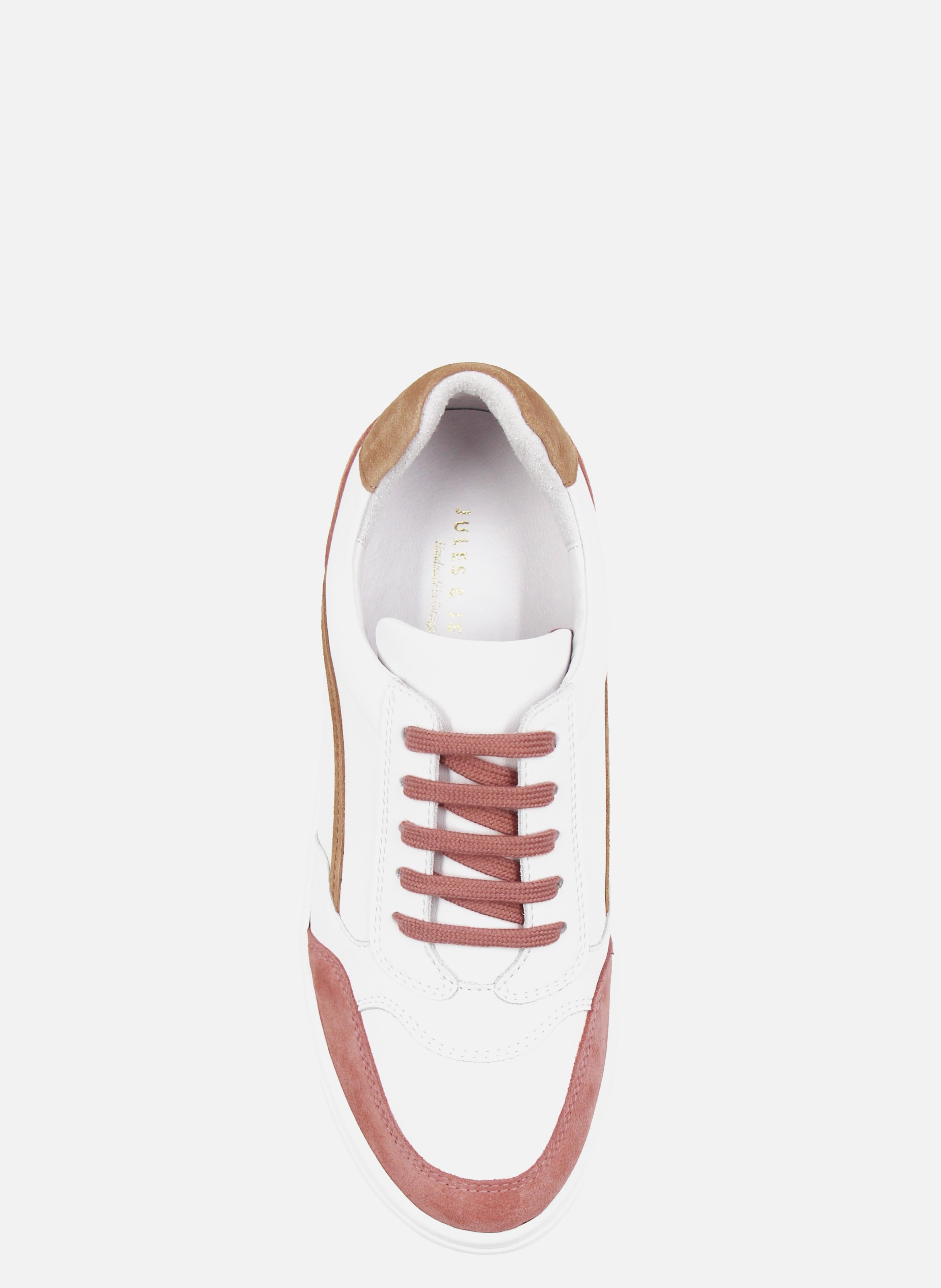 Vintage leather trainers JULES & JENN White