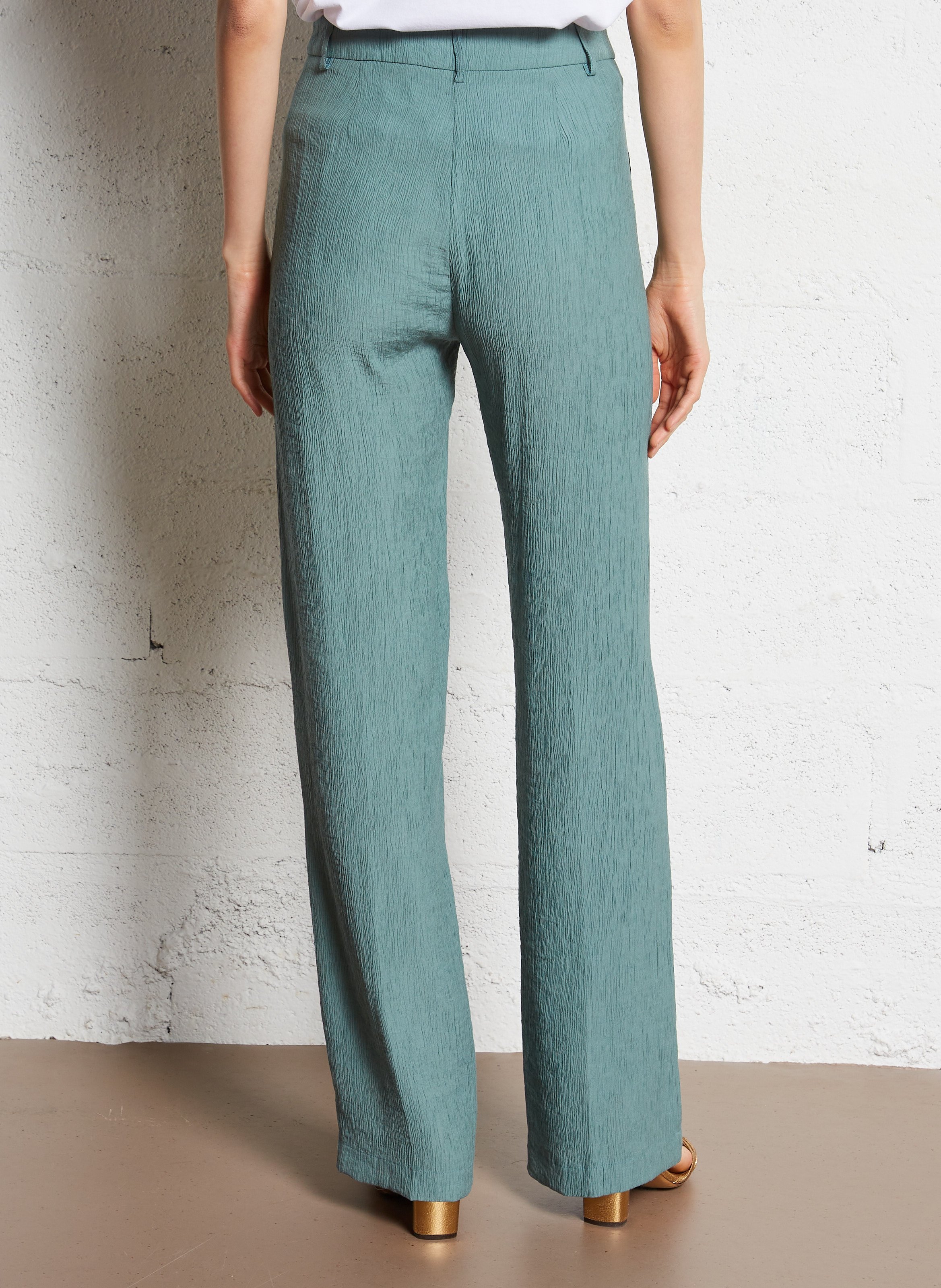 Bundfaltenhose HARTFORD Grun