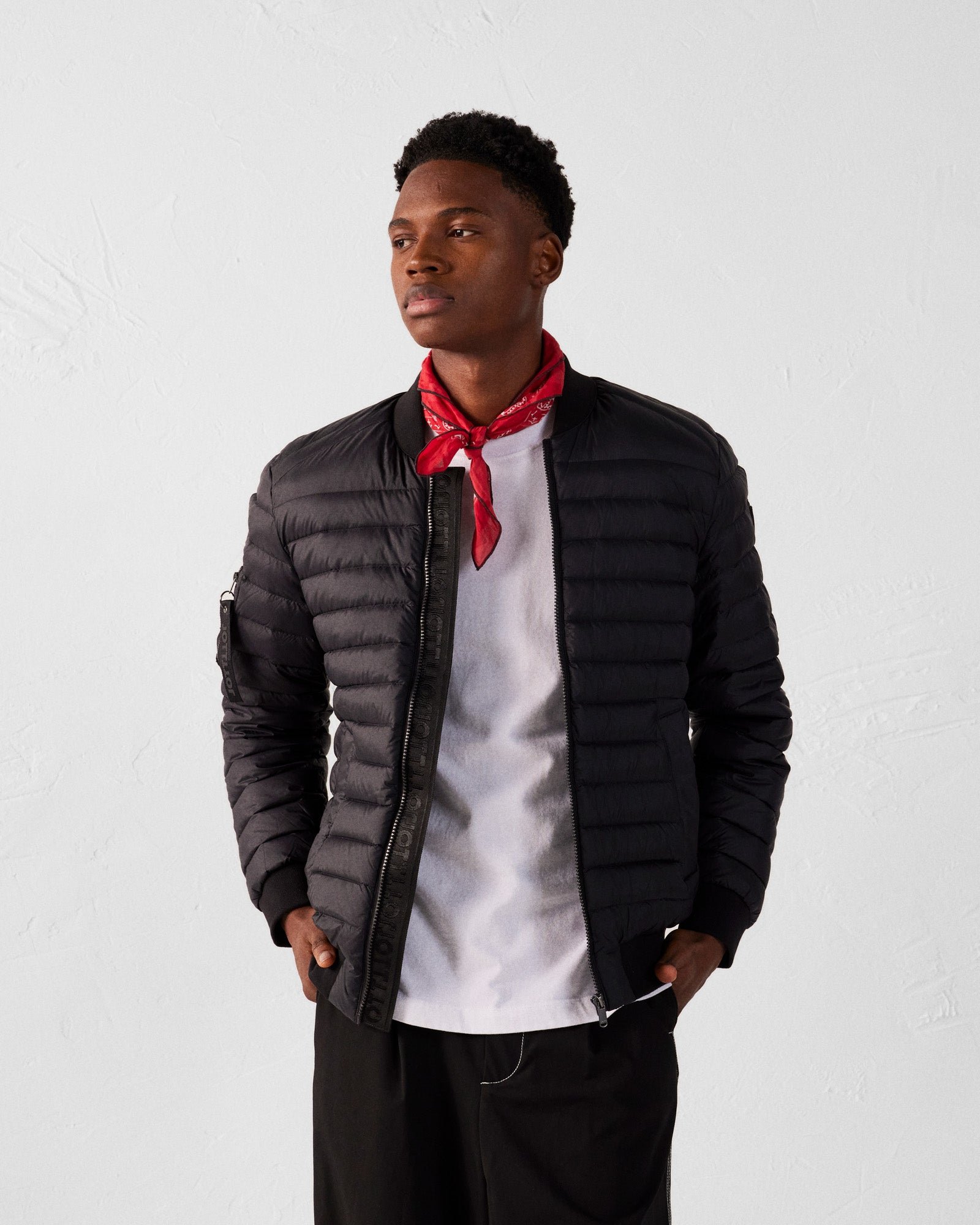 Lightweight bomber jacket Ryan JOTT Black