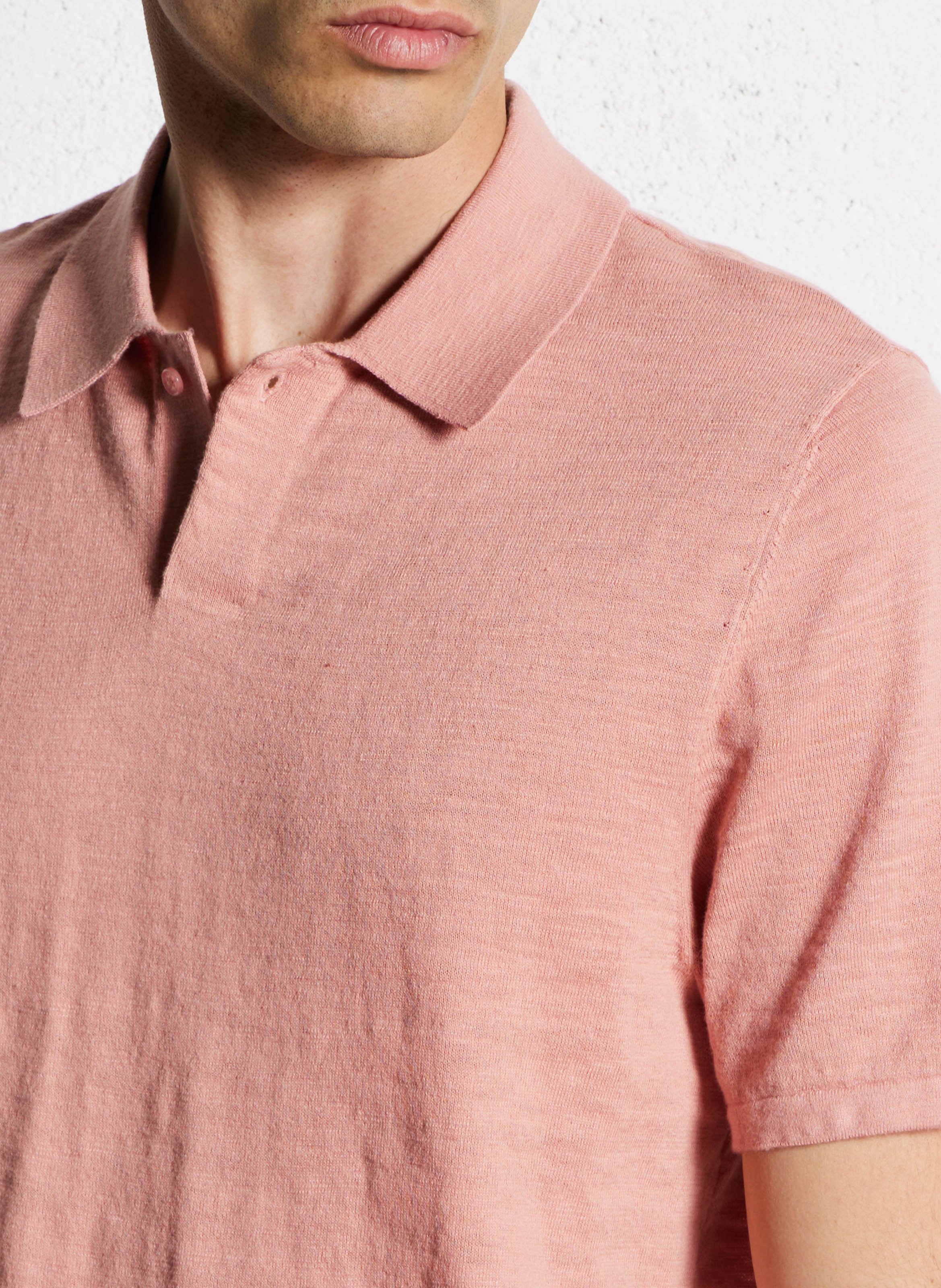 Polo manches courtes  IKKS Rose