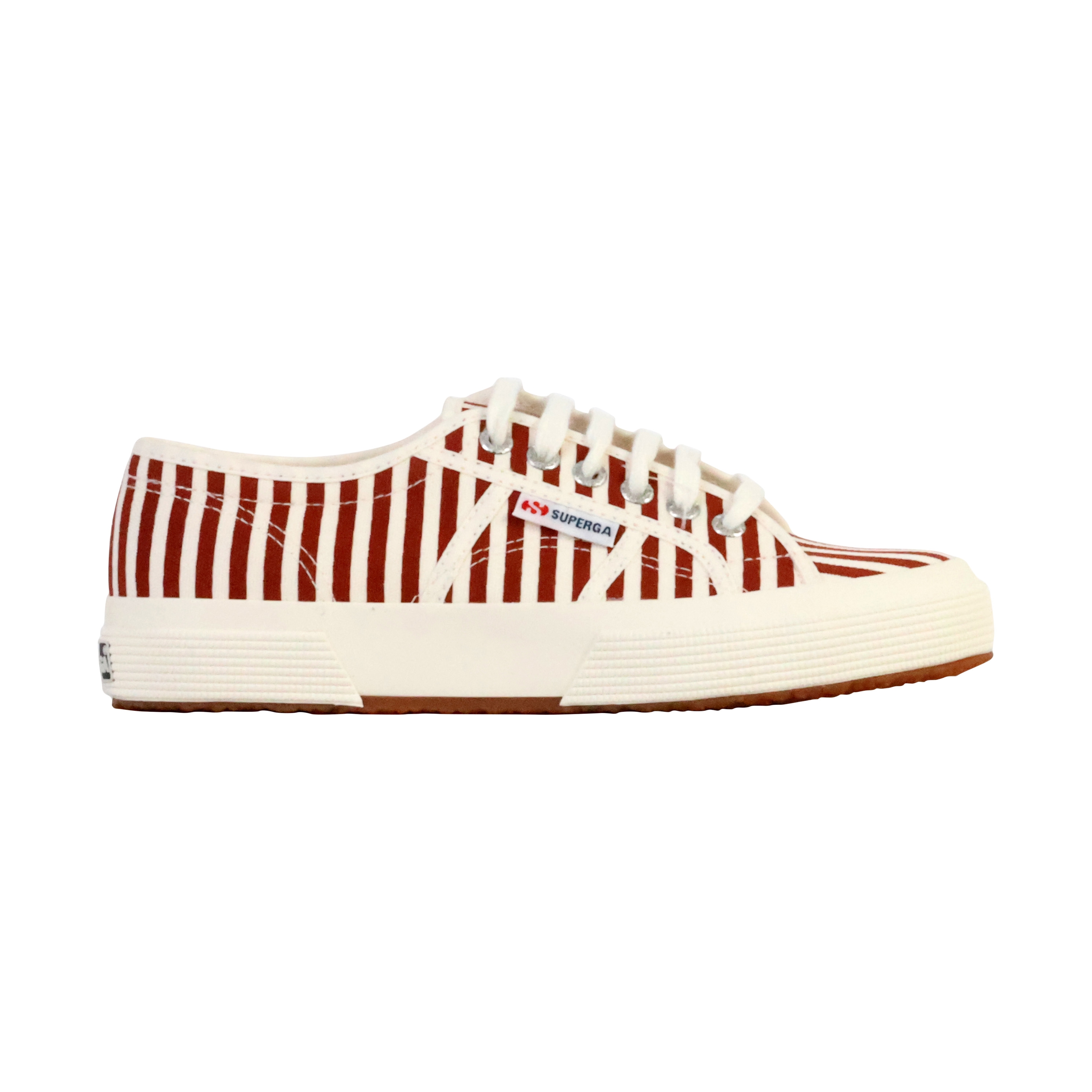 Superga Stripes Print Lace-Up Sneakers SUPERGA