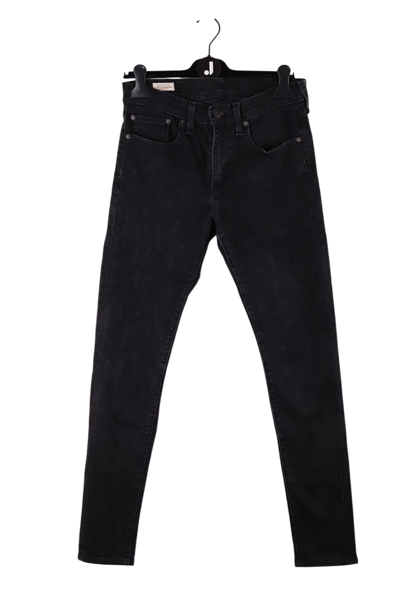 Cotton skinny jeans LEVI'S - Seconde main Black