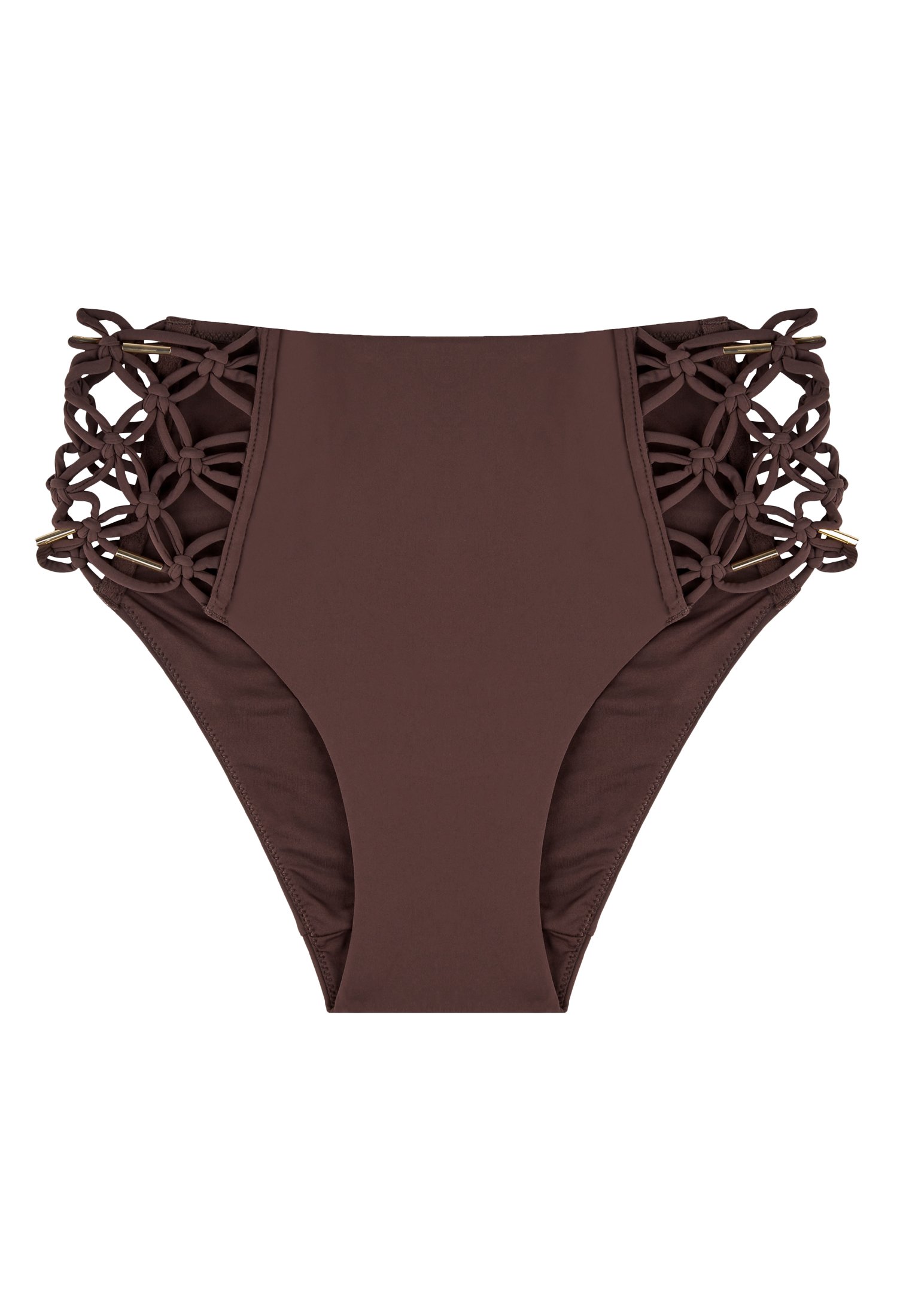 High-rise bikini bottoms AUBADE Brown